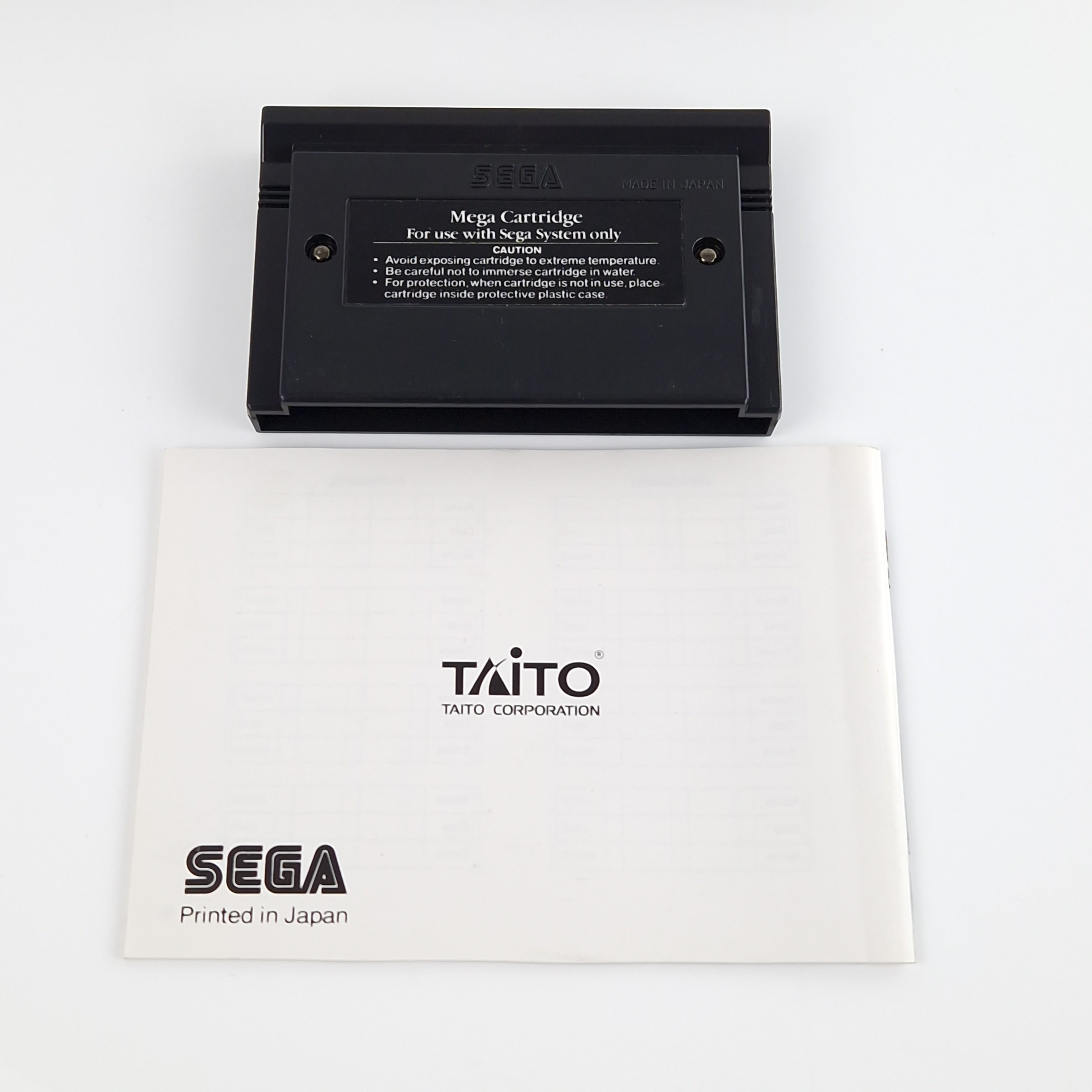 Sega Master System Spiel – Space Gun Modul Anleitung OVP PAL