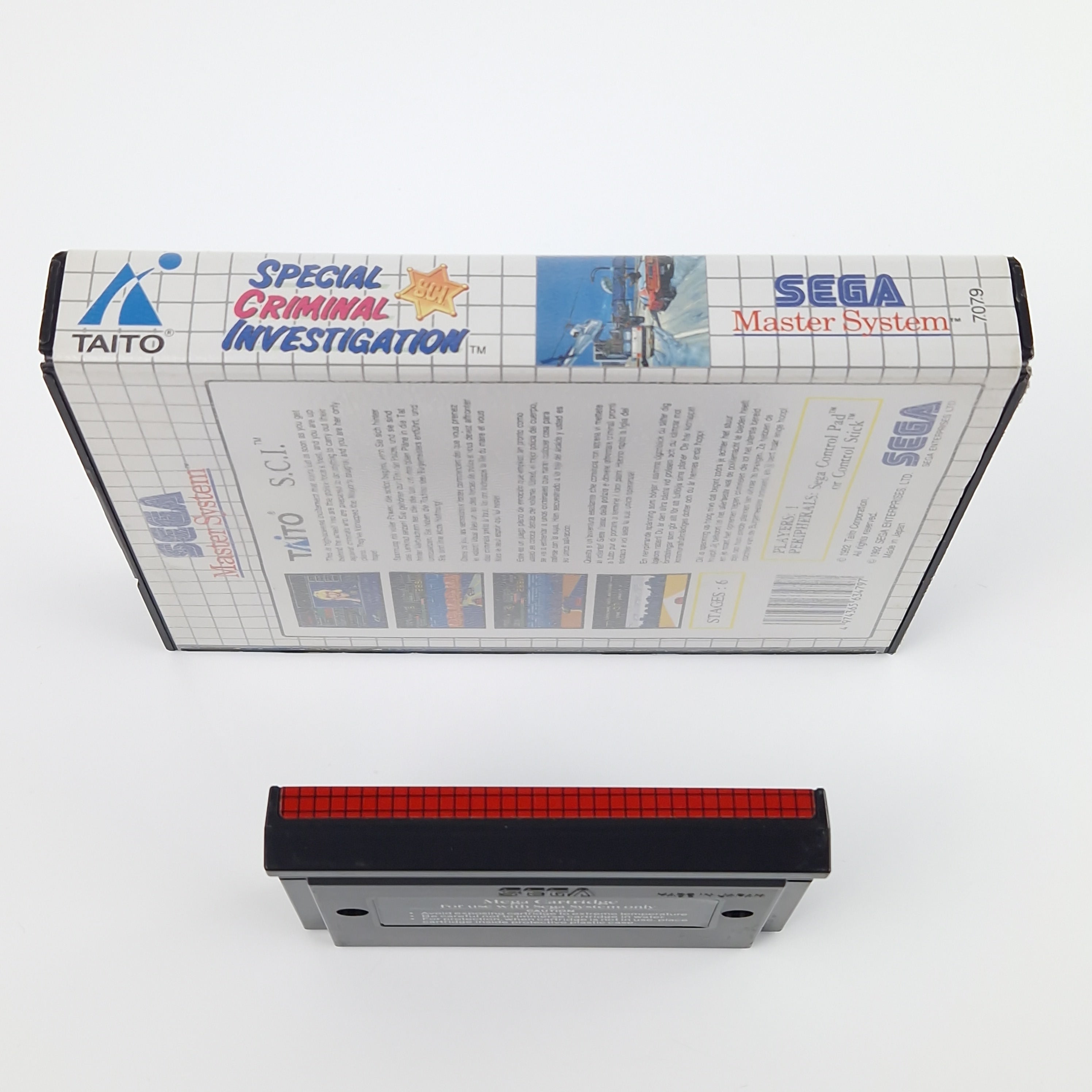 Sega Master System Spiel – Special Criminal Investigation OVP PAL