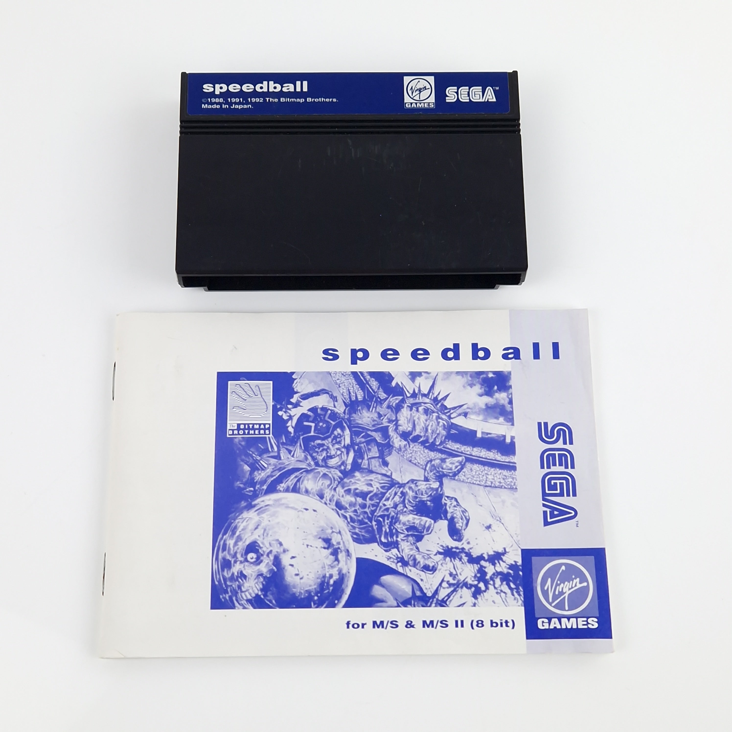 Sega Master System Spiel – Speedball (PAL Anleitung)