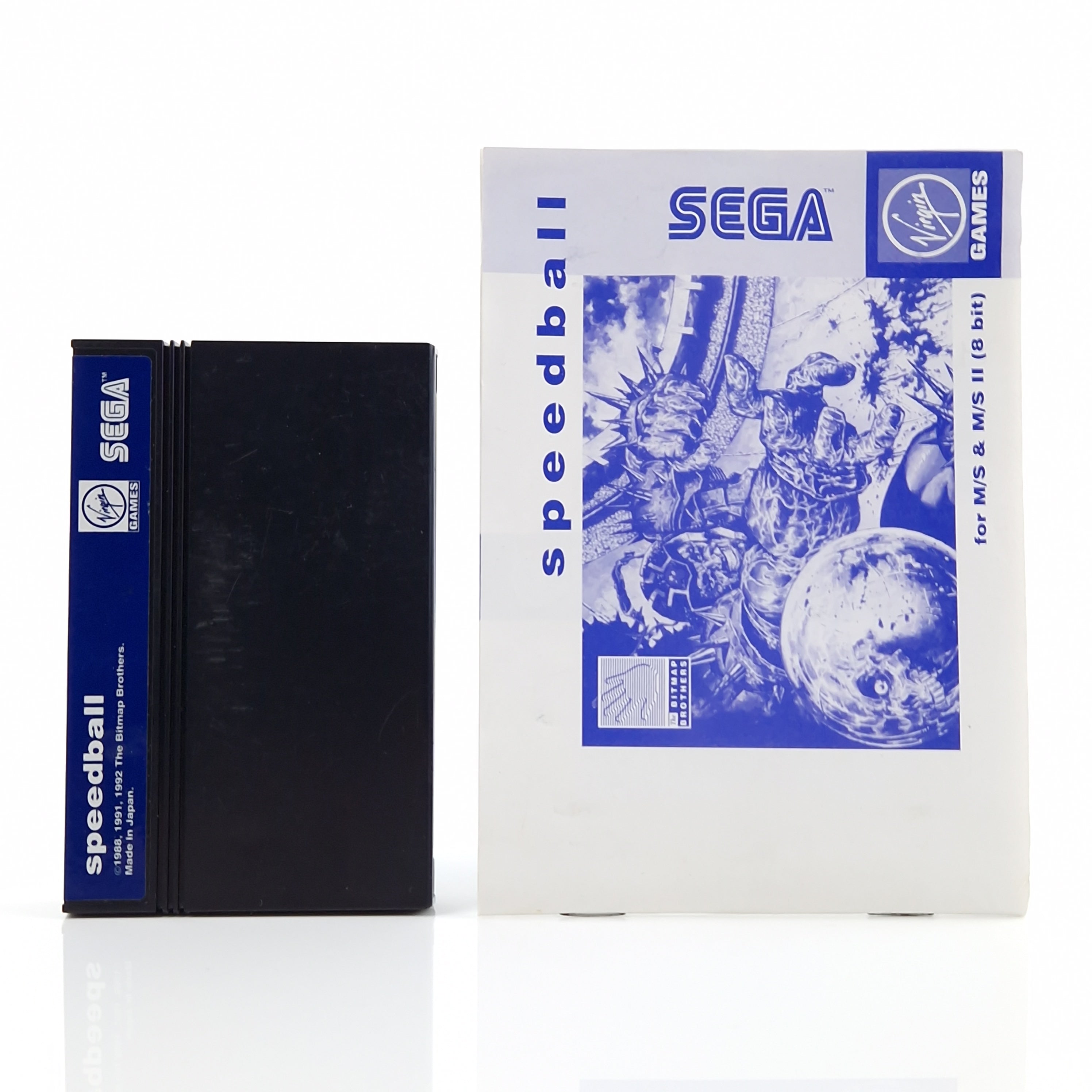 Sega Master System Spiel – Speedball (PAL Anleitung)