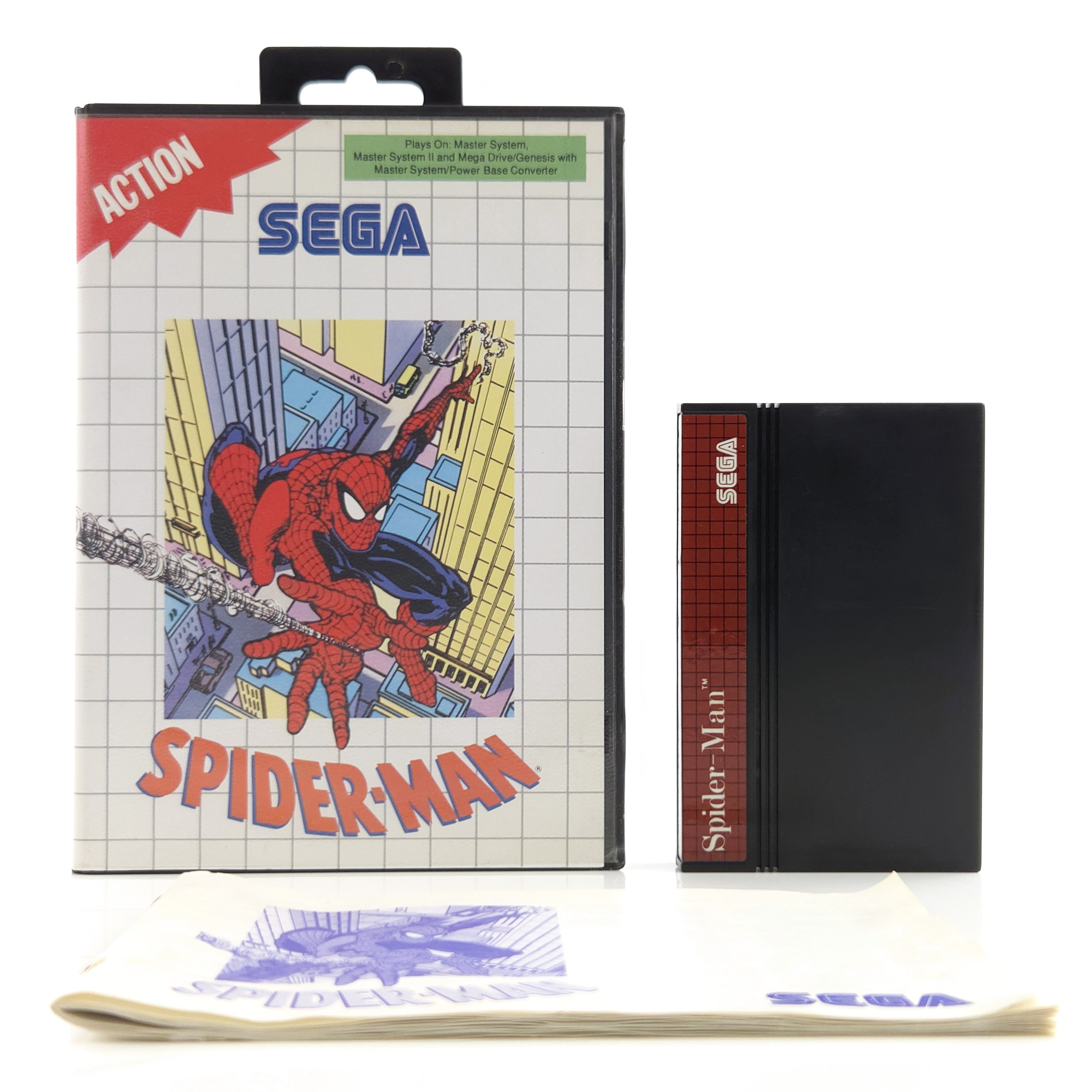 Sega Master System Spiel – Spider-Man Modul OVP PAL