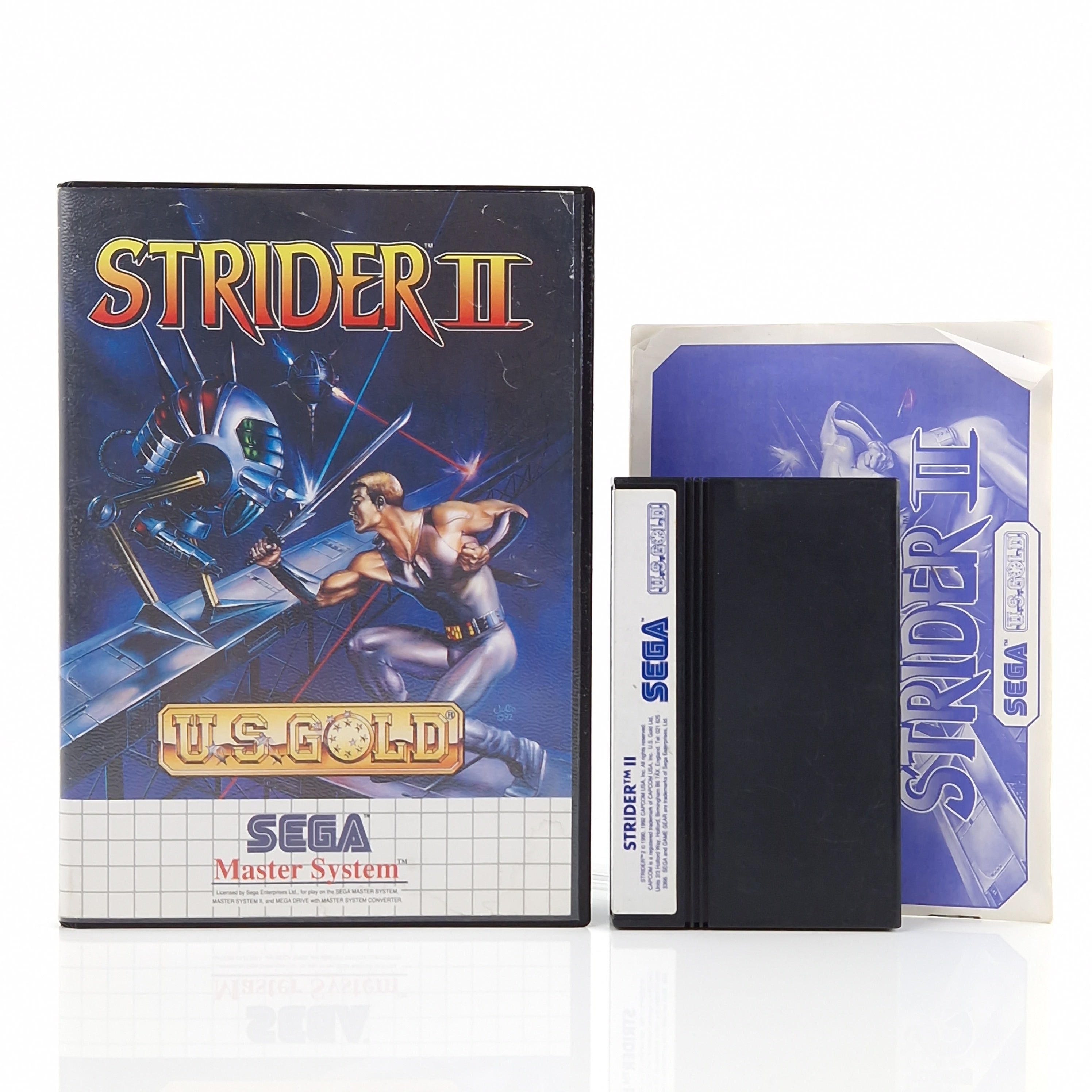 Sega Master System Spiel – Strider II OVP PAL Anleitung