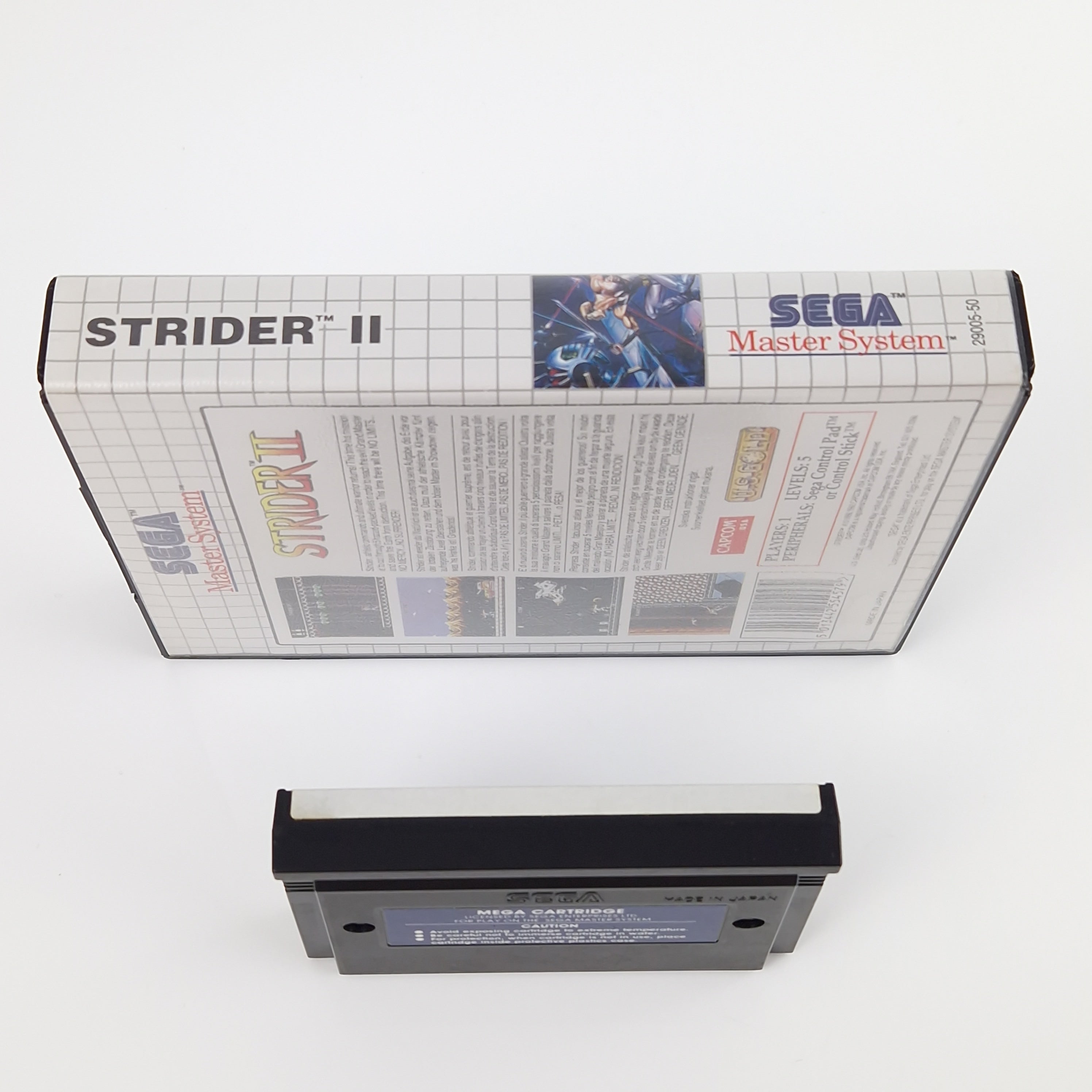 Sega Master System Spiel – Strider II OVP PAL Anleitung