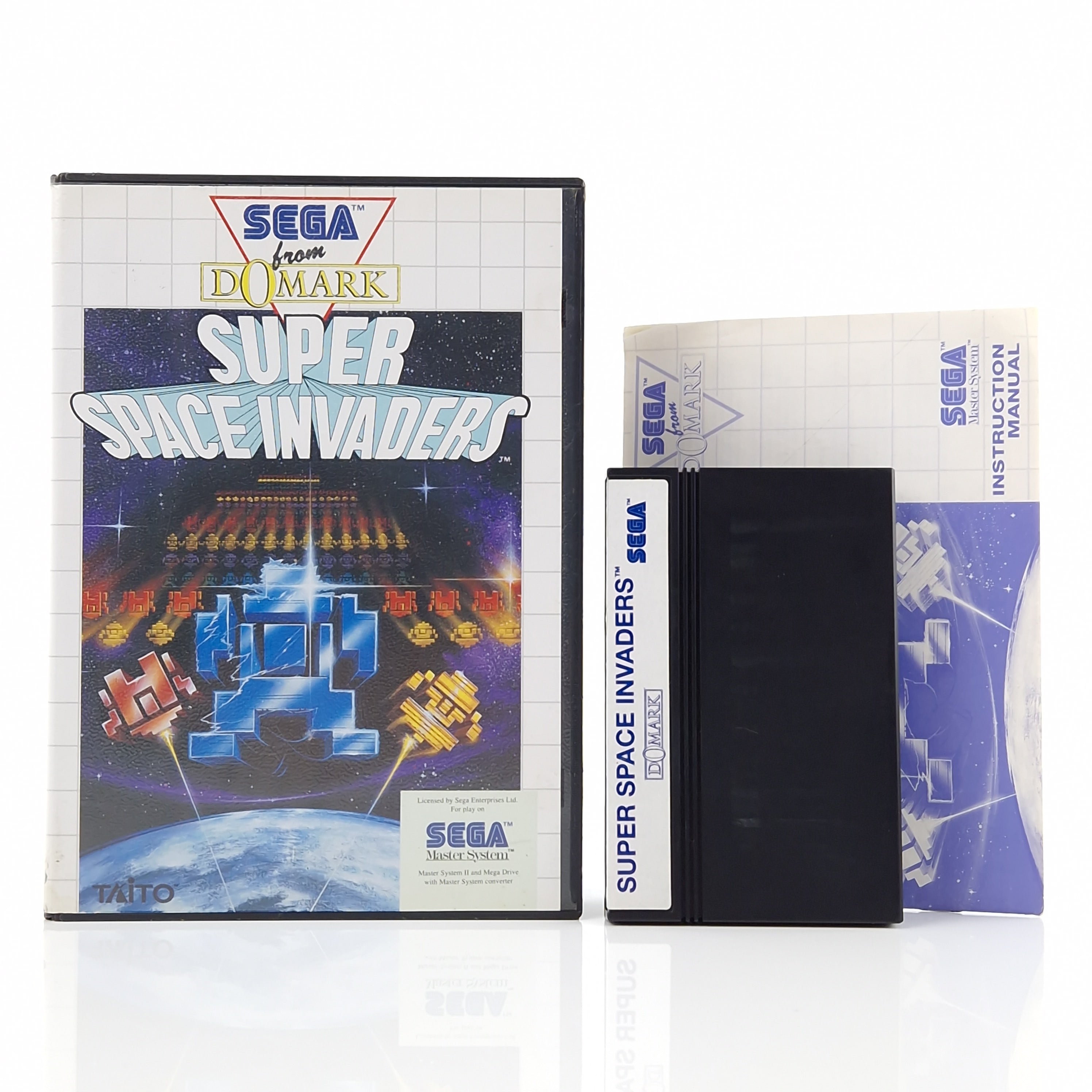 Sega Master System Spiel – Super Space Invaders PAL OVP