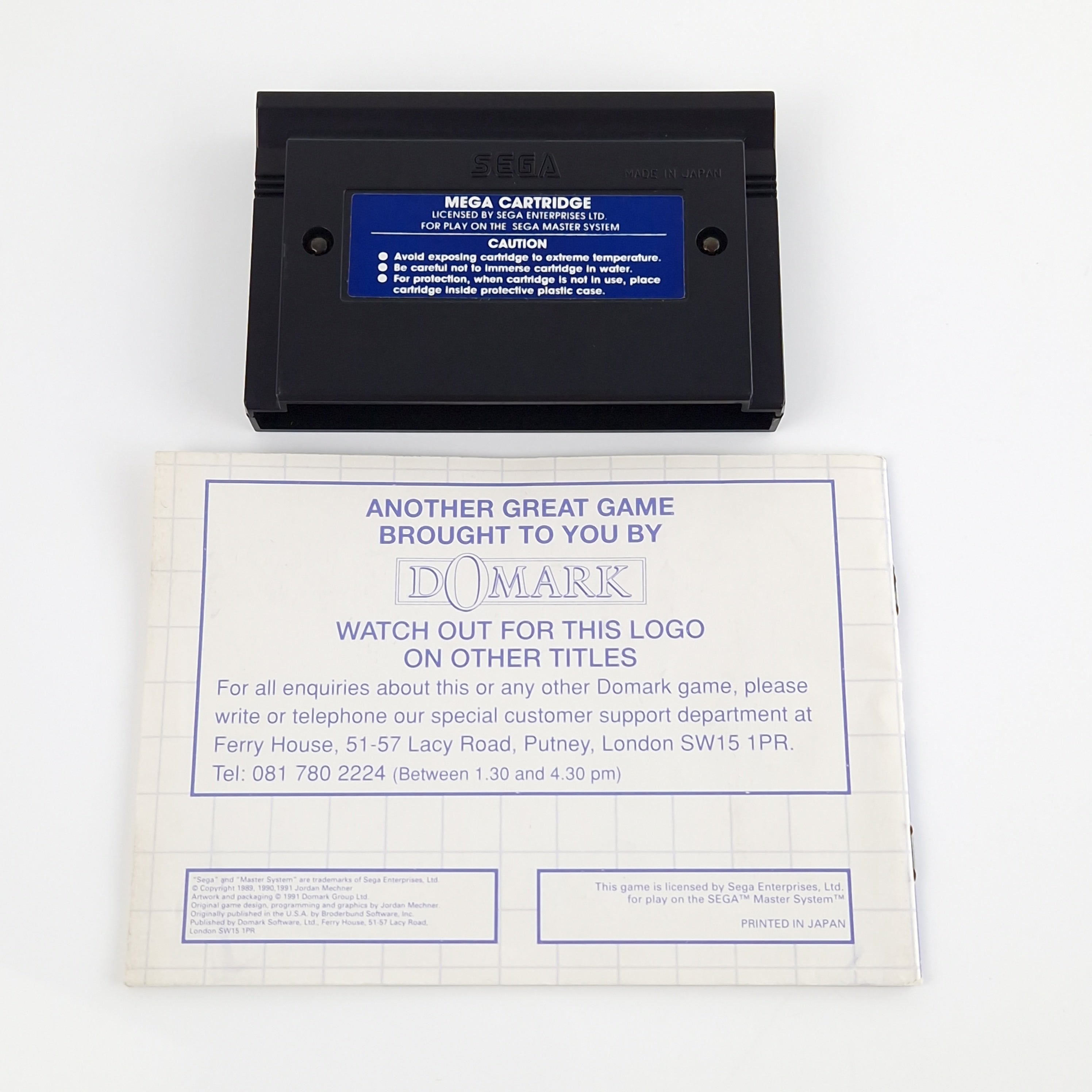 Sega Master System Spiel – Super Space Invaders PAL OVP