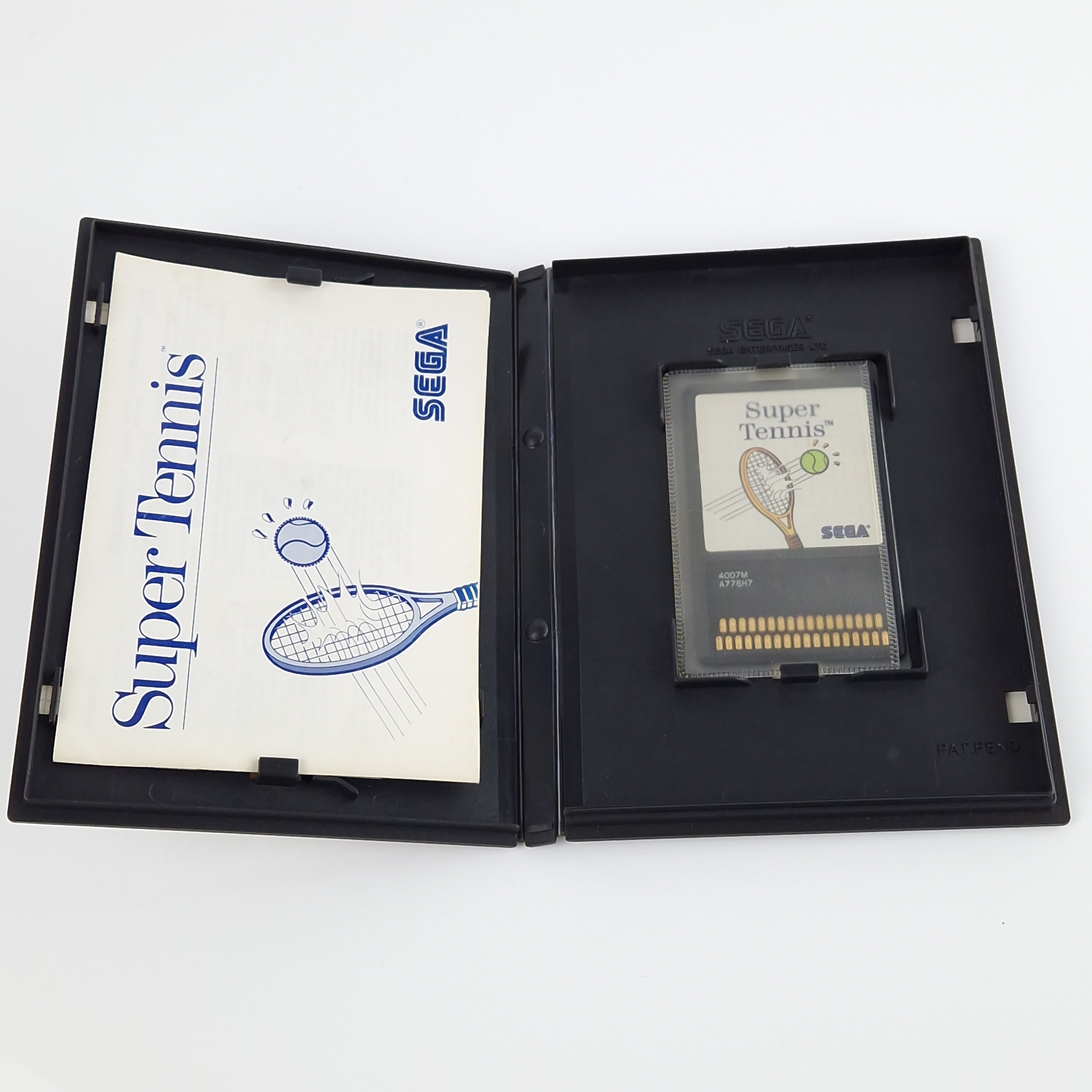Sega Master System Spiel – Super Tennis The Sega Card PAL OVP