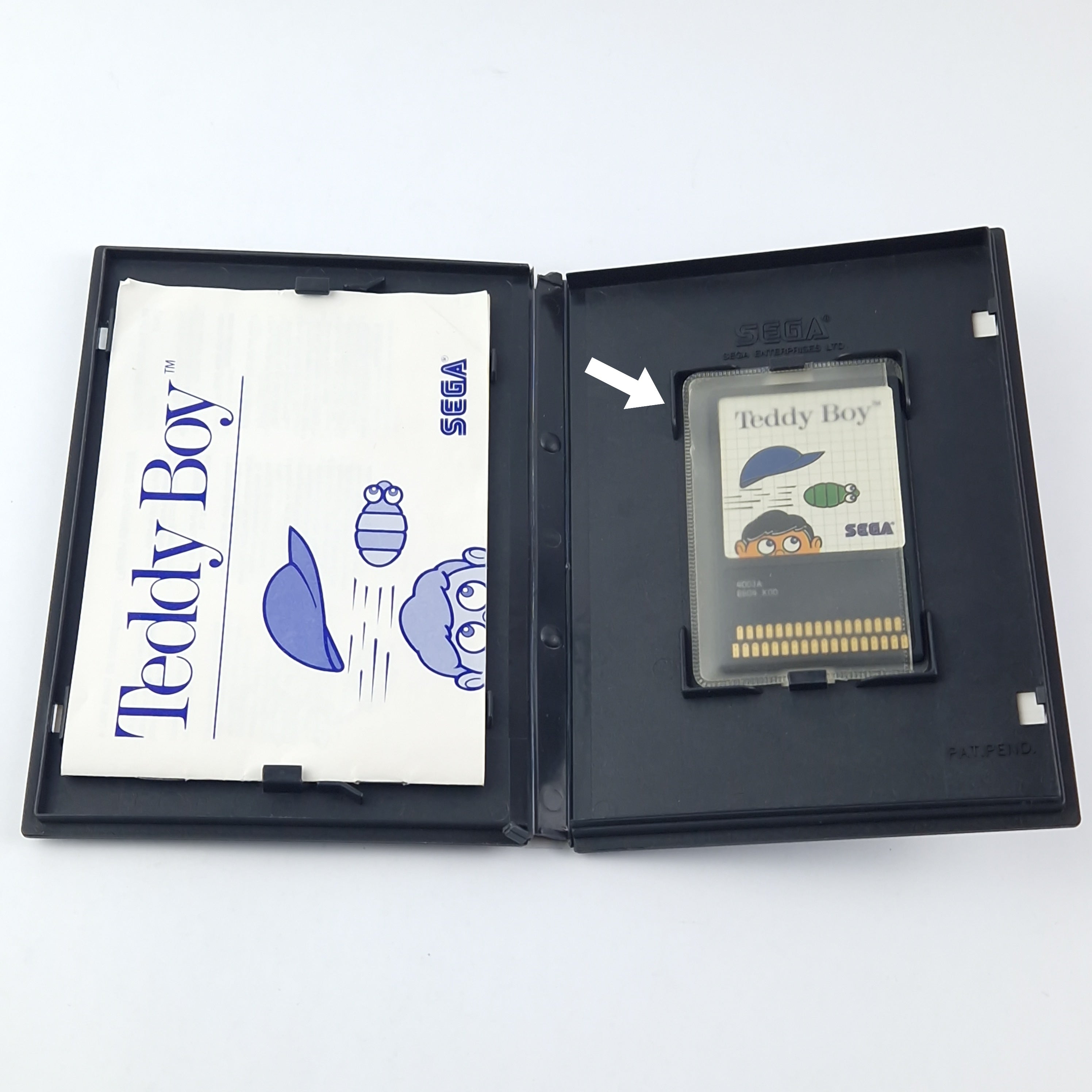 Sega Master System Spiel: Teddy Boy The Sega Card - OVP Anleitung Cartridge