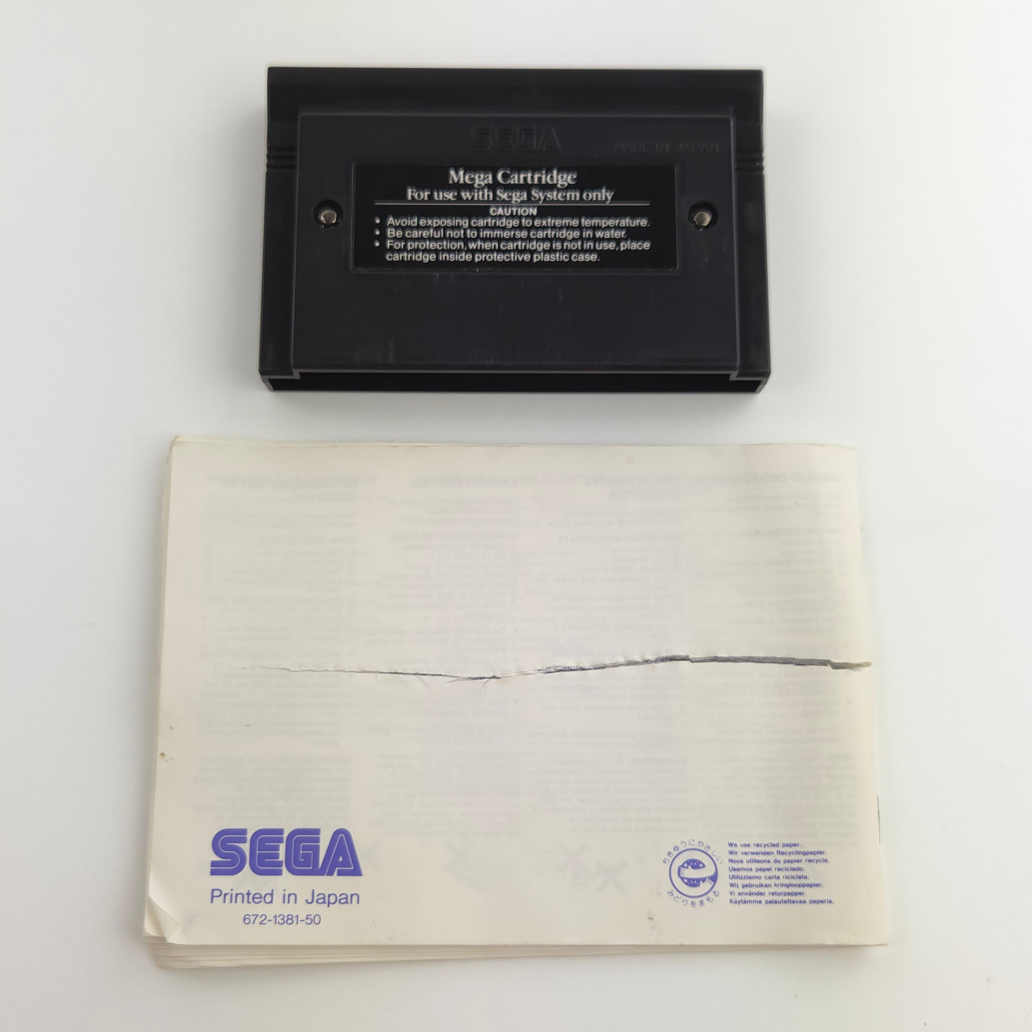 Sega Master System Spiel – The Flash (OVP Anleitung)