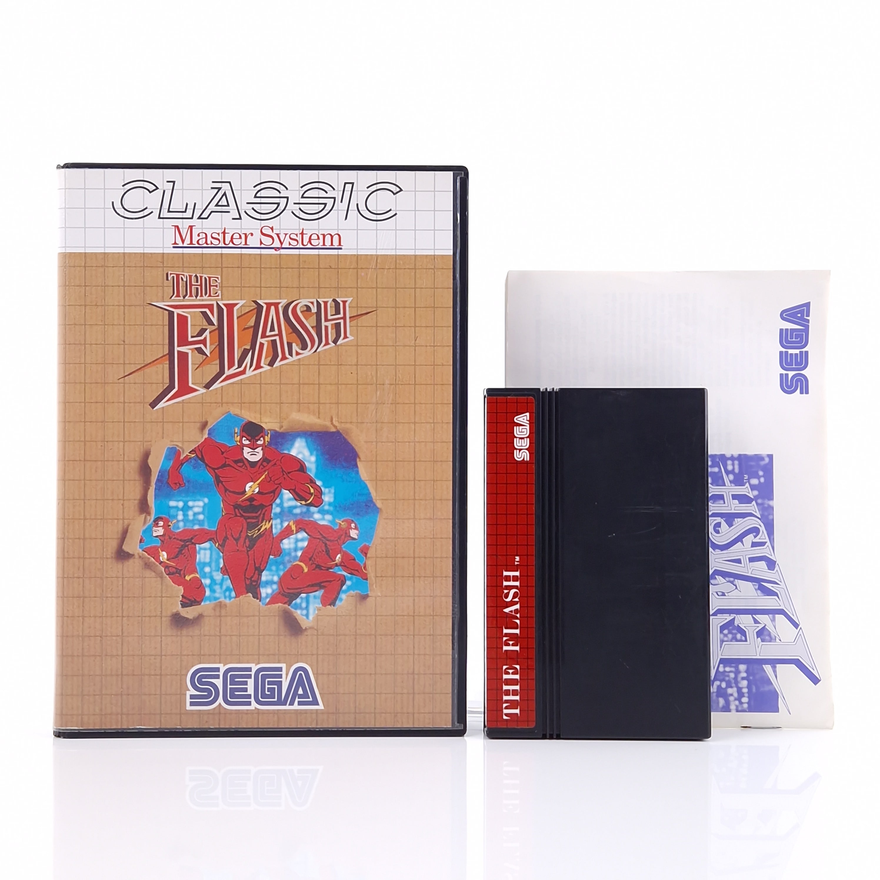 Sega Master System Spiel – The Flash Modul OVP PAL