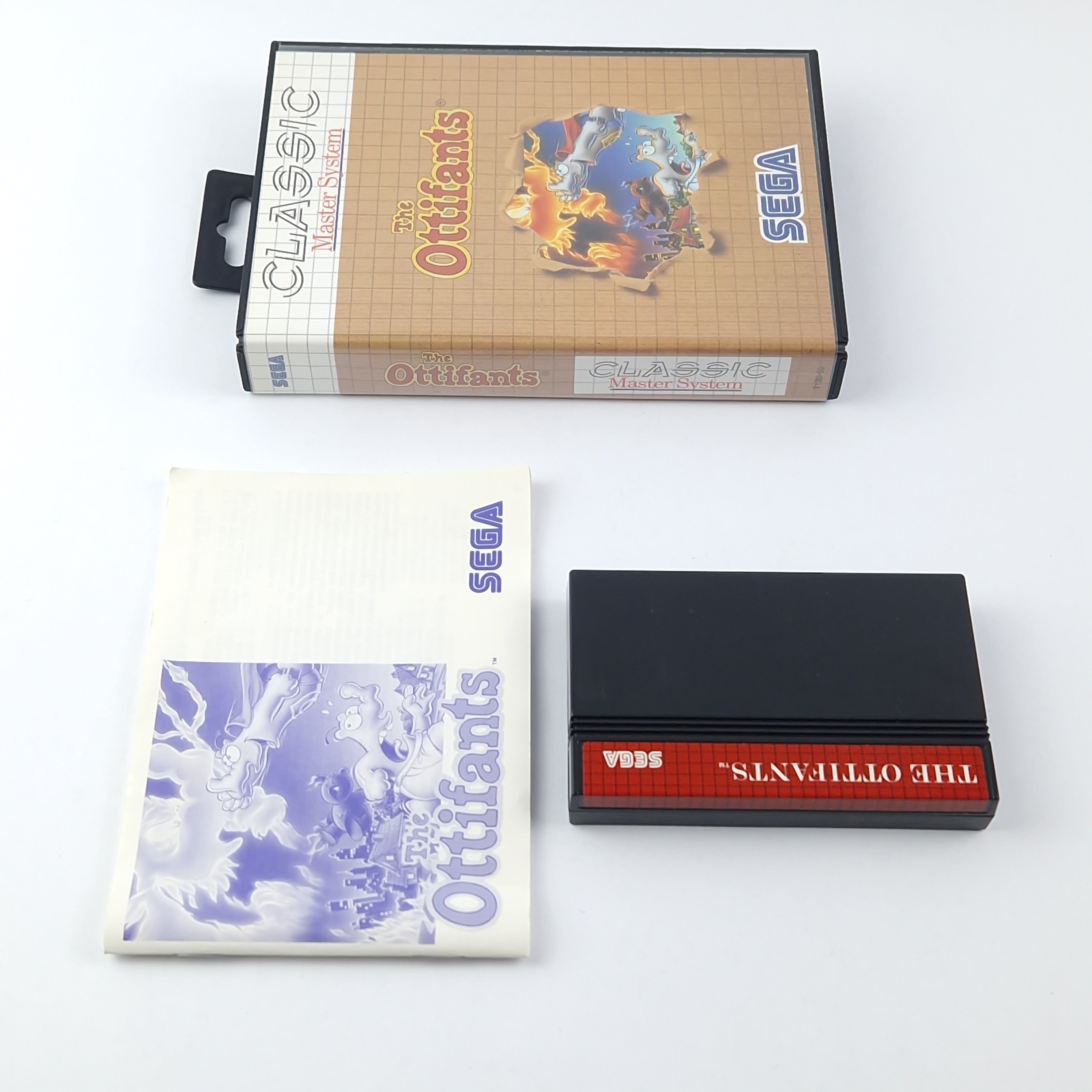 Sega Master System Spiel – The Ottifants OVP PAL Modul