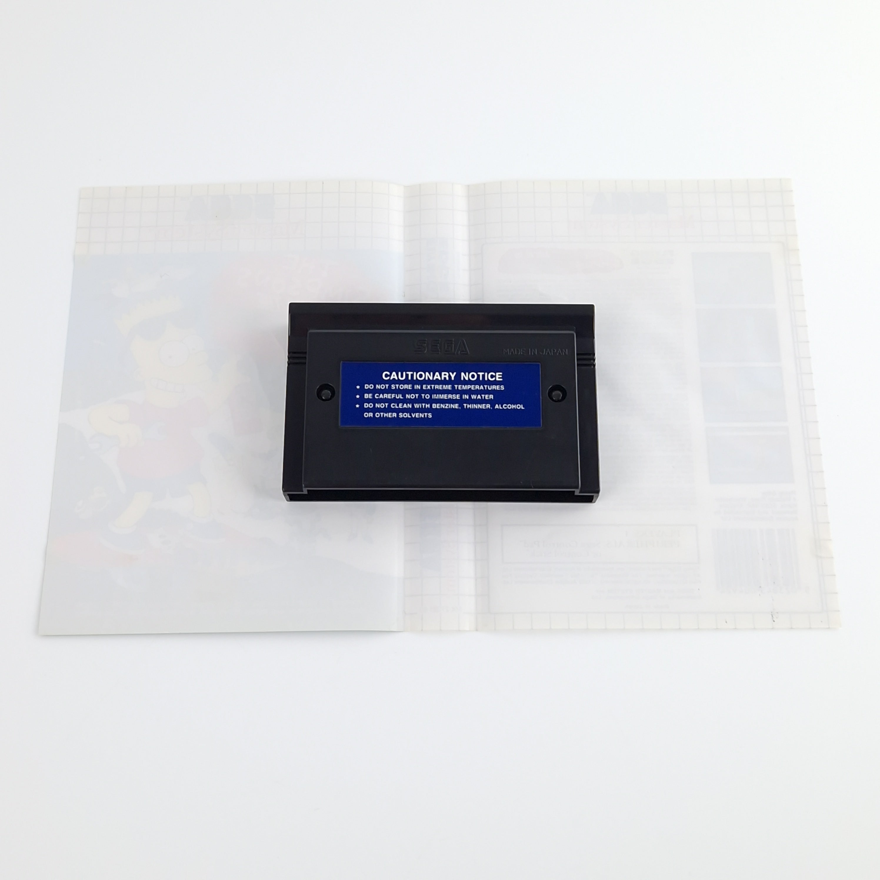 Sega Master System Spiel – The Simpsons Bart vs Mutants OVP