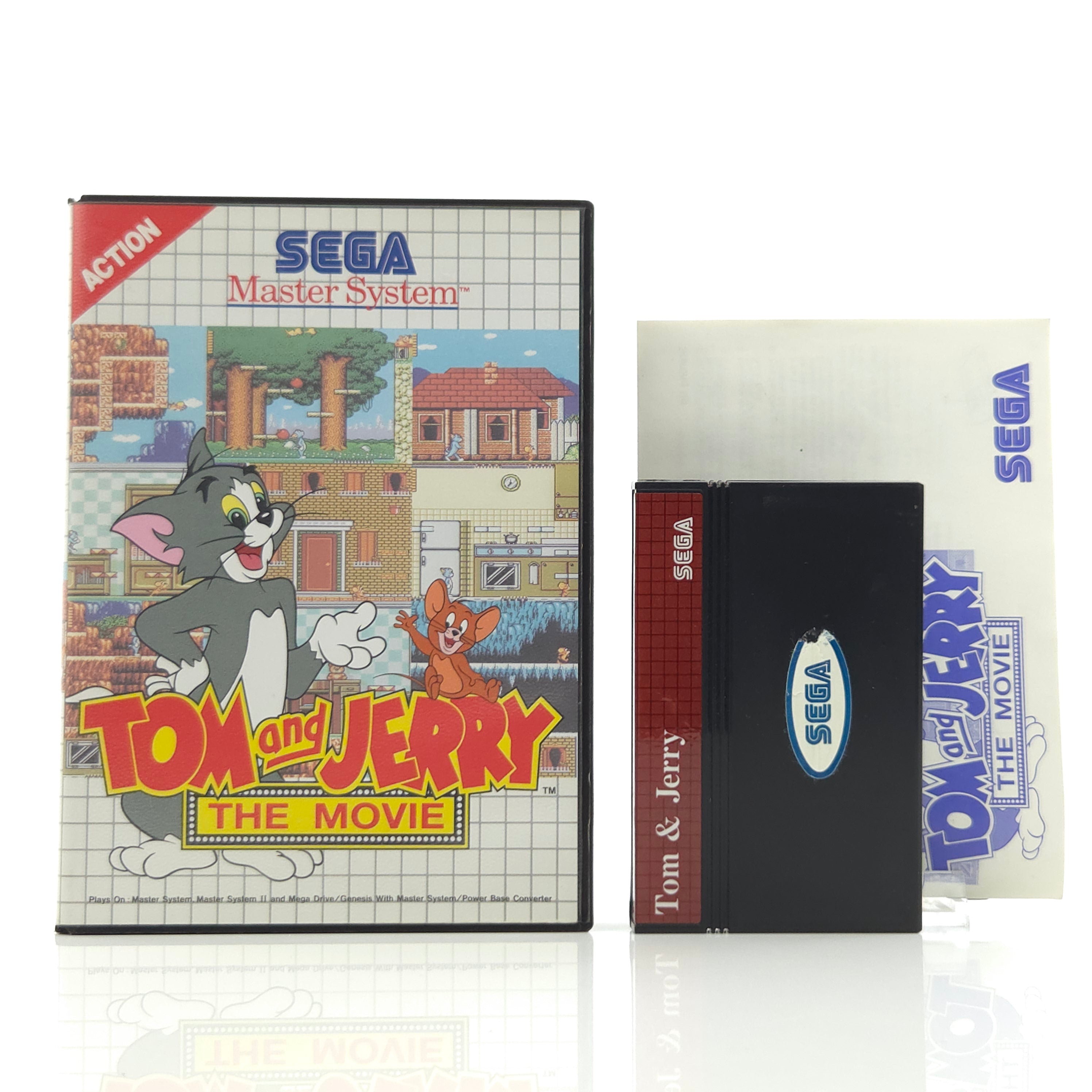 Sega Master System Spiel – Tom and Jerry The Movie PAL OVP