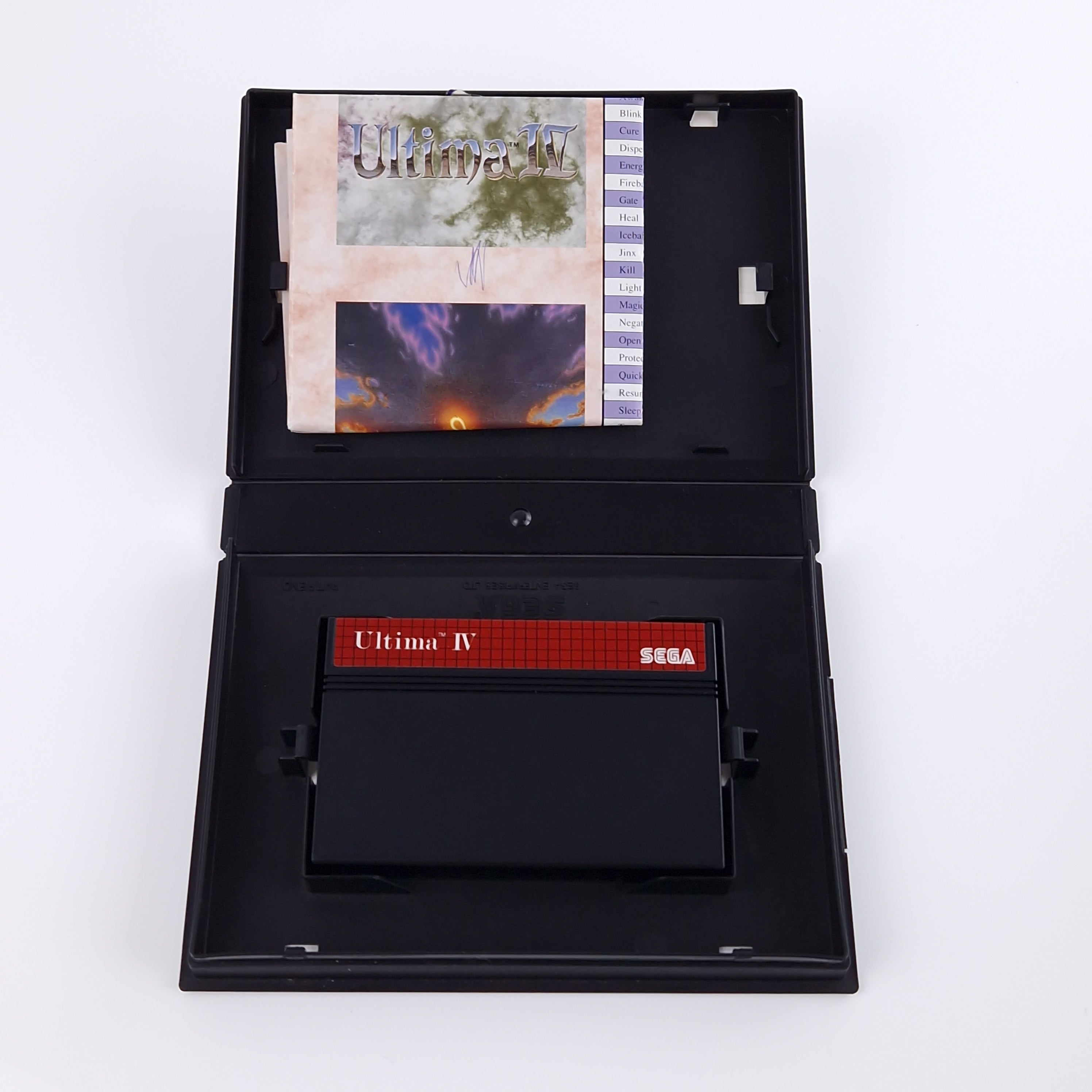 Sega Master System Spiel – Ultima IV Map OVP PAL