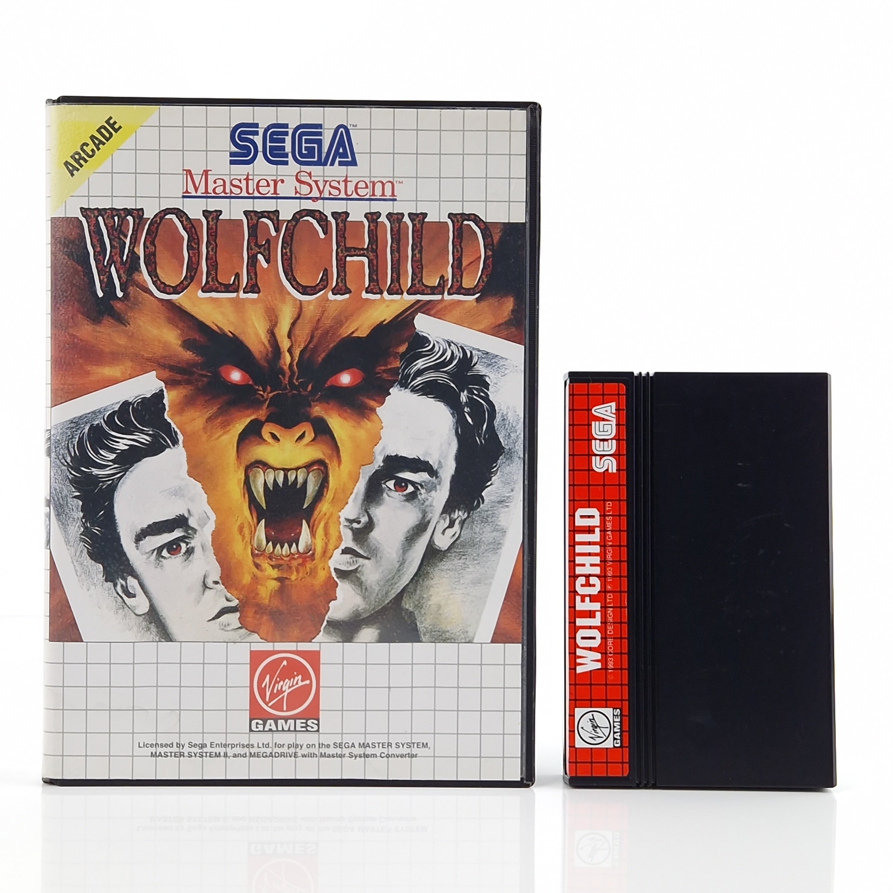 Sega Master System Spiel – Wolfchild Modul OVP ohne Anleitung