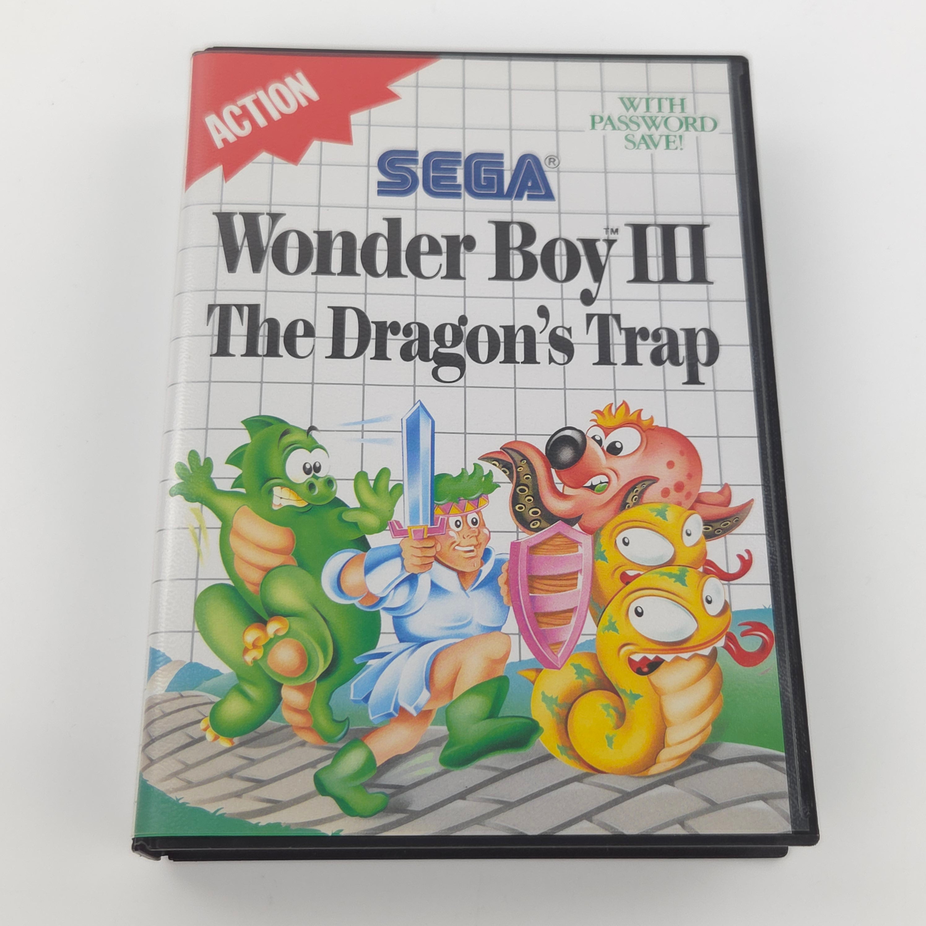 Master System Spiel Wonder Boy III Dragons Trap PAL 1989