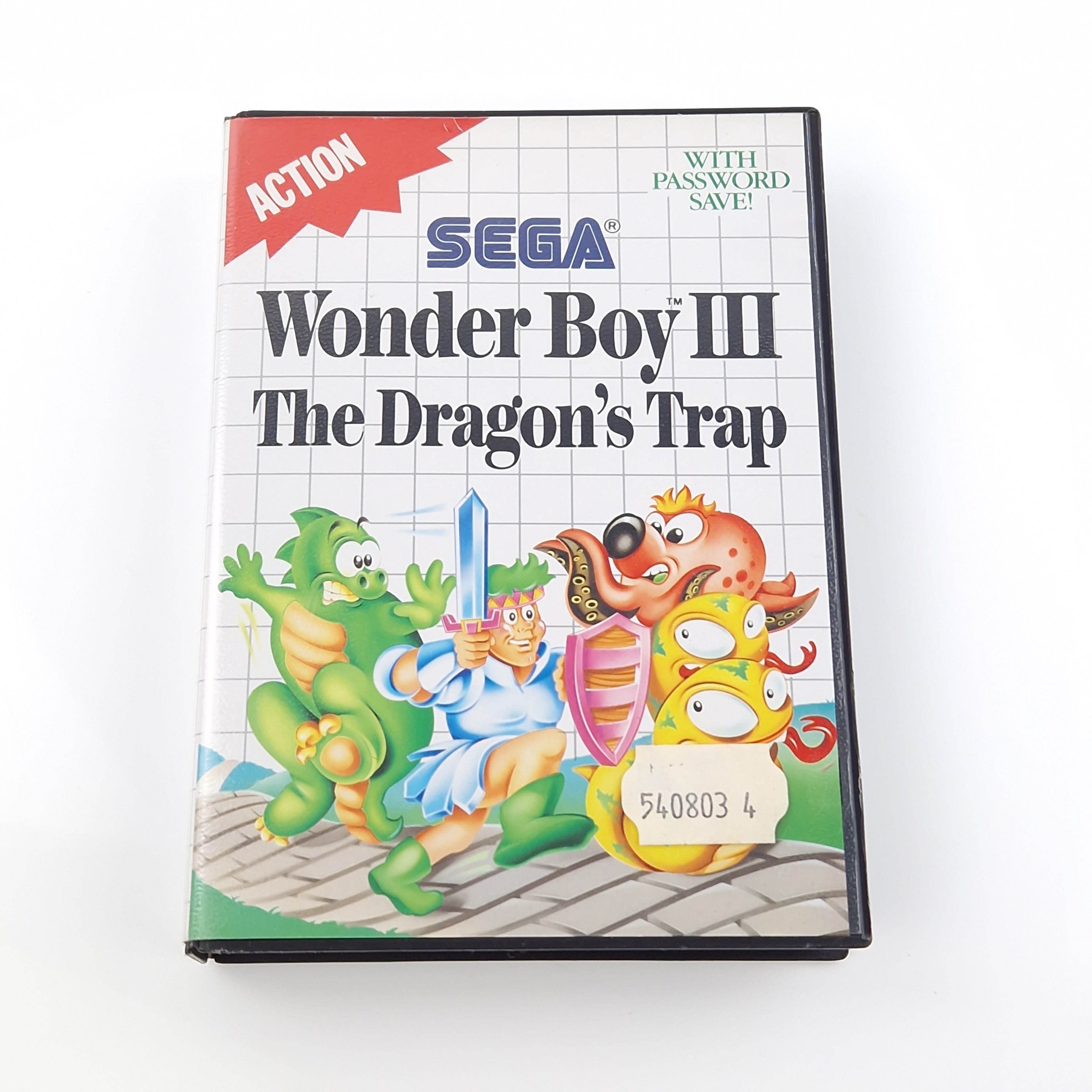 Sega Master System Spiel – Wonder Boy III The Dragons Trap OVP