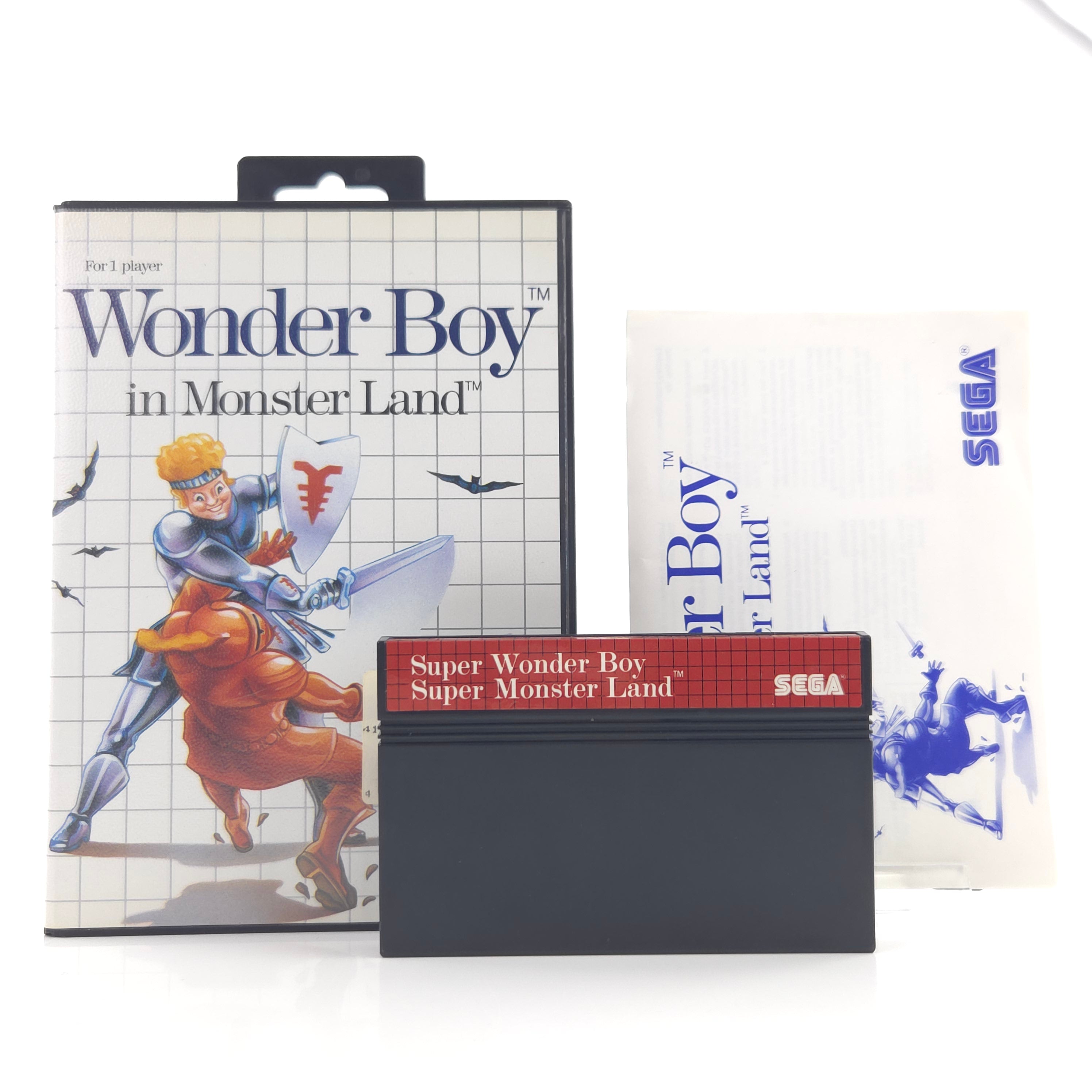 Sega Master System Spiel Wonder Boy in Monster Land OVP