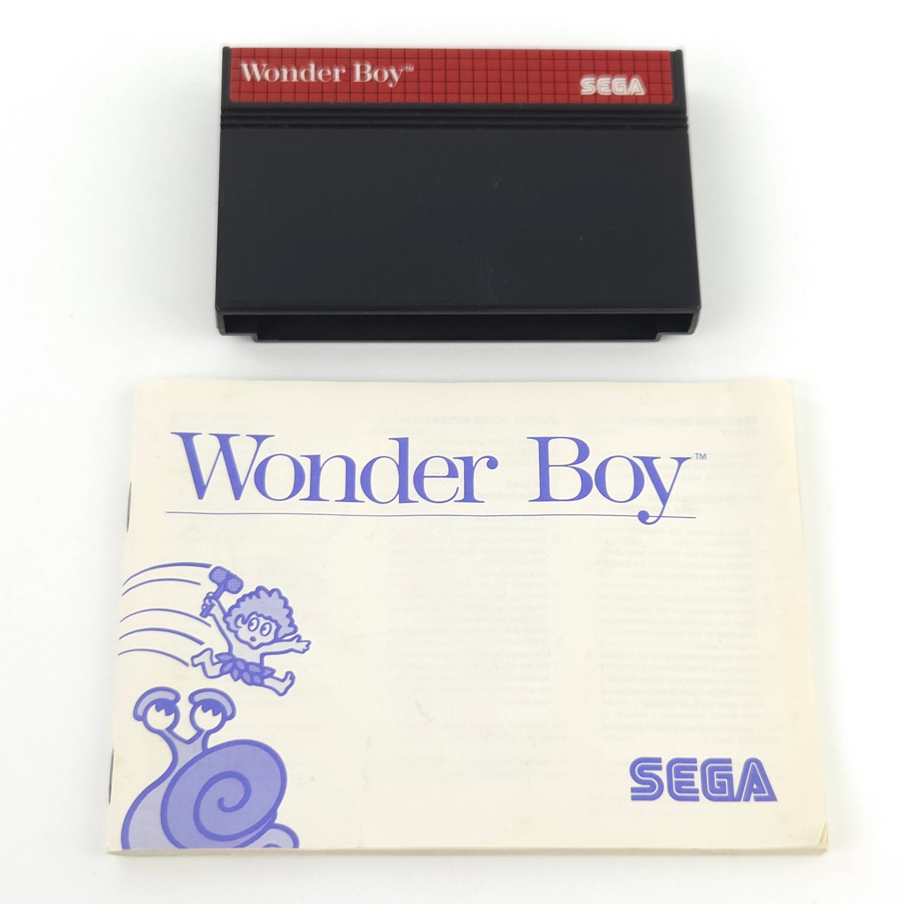Sega Master System Spiel Wonder Boy OVP PAL