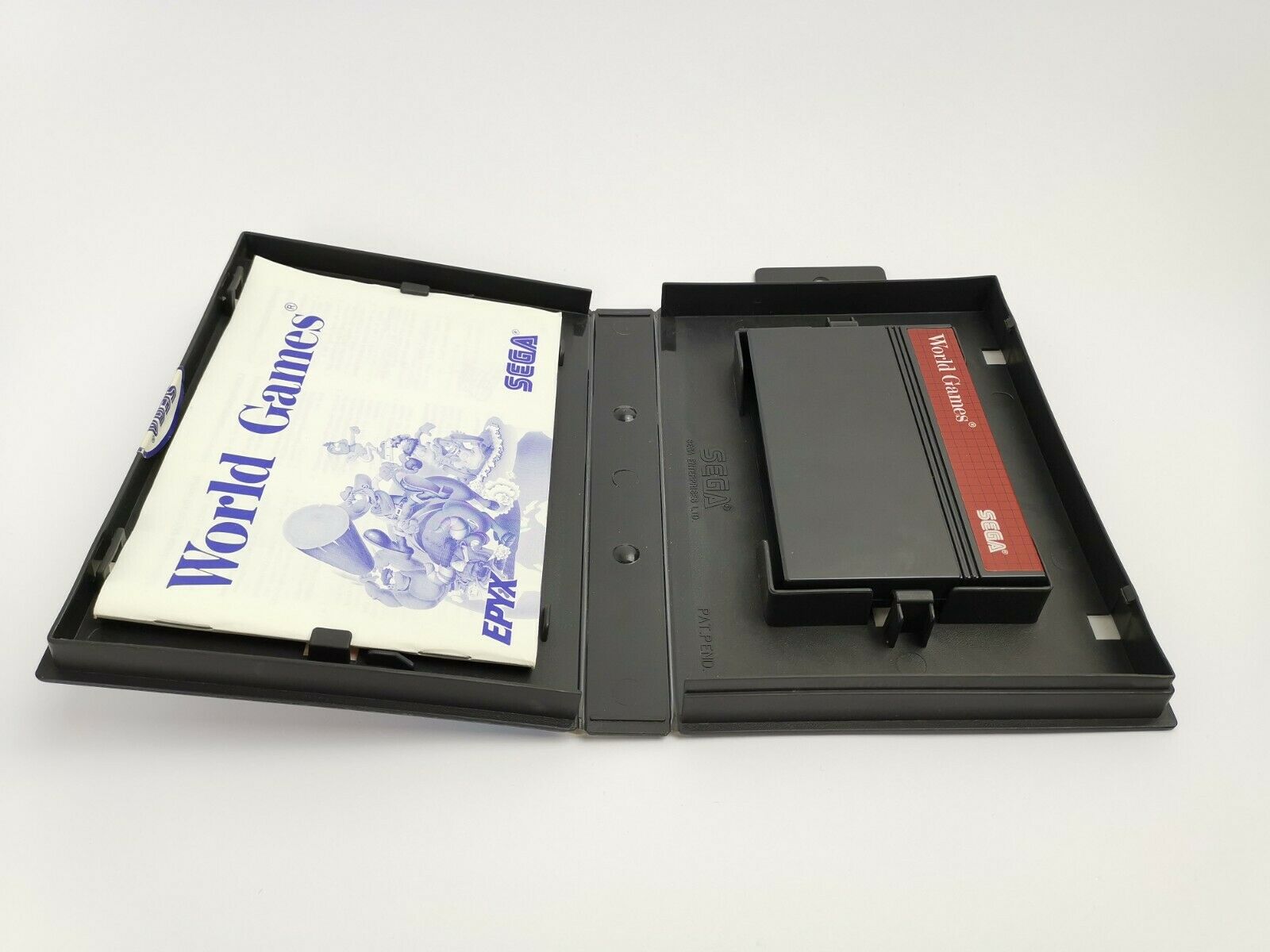 Sega Master System Spiel – World Games OVP PAL