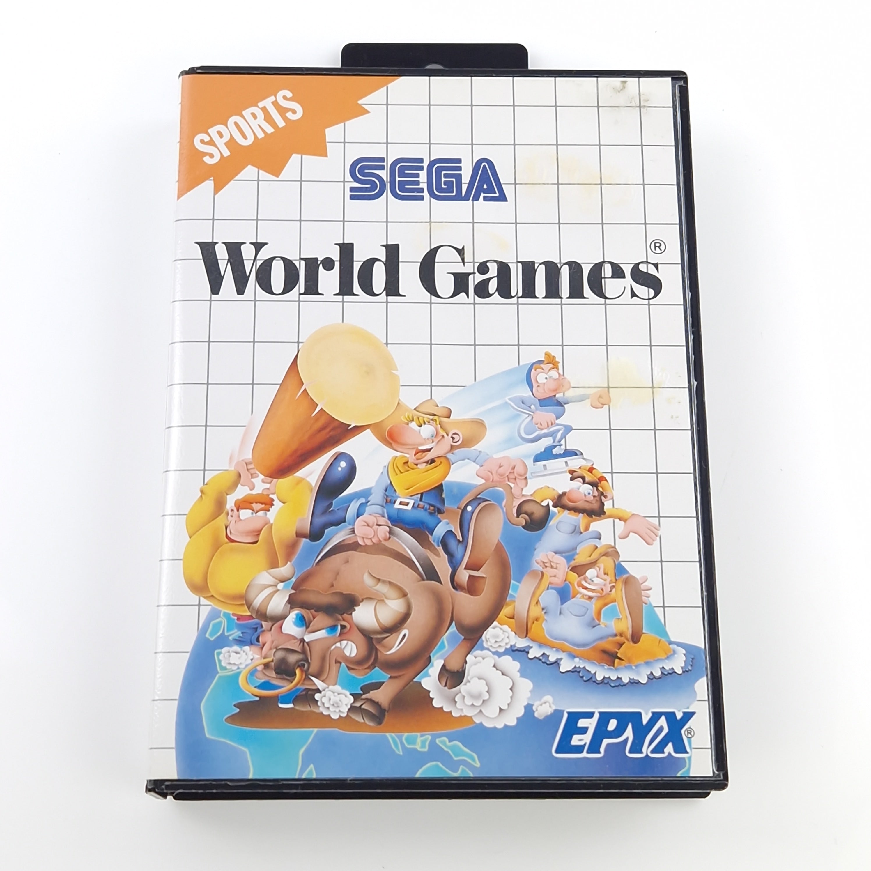 Sega Master System Spiel – World Games (MD OVP)