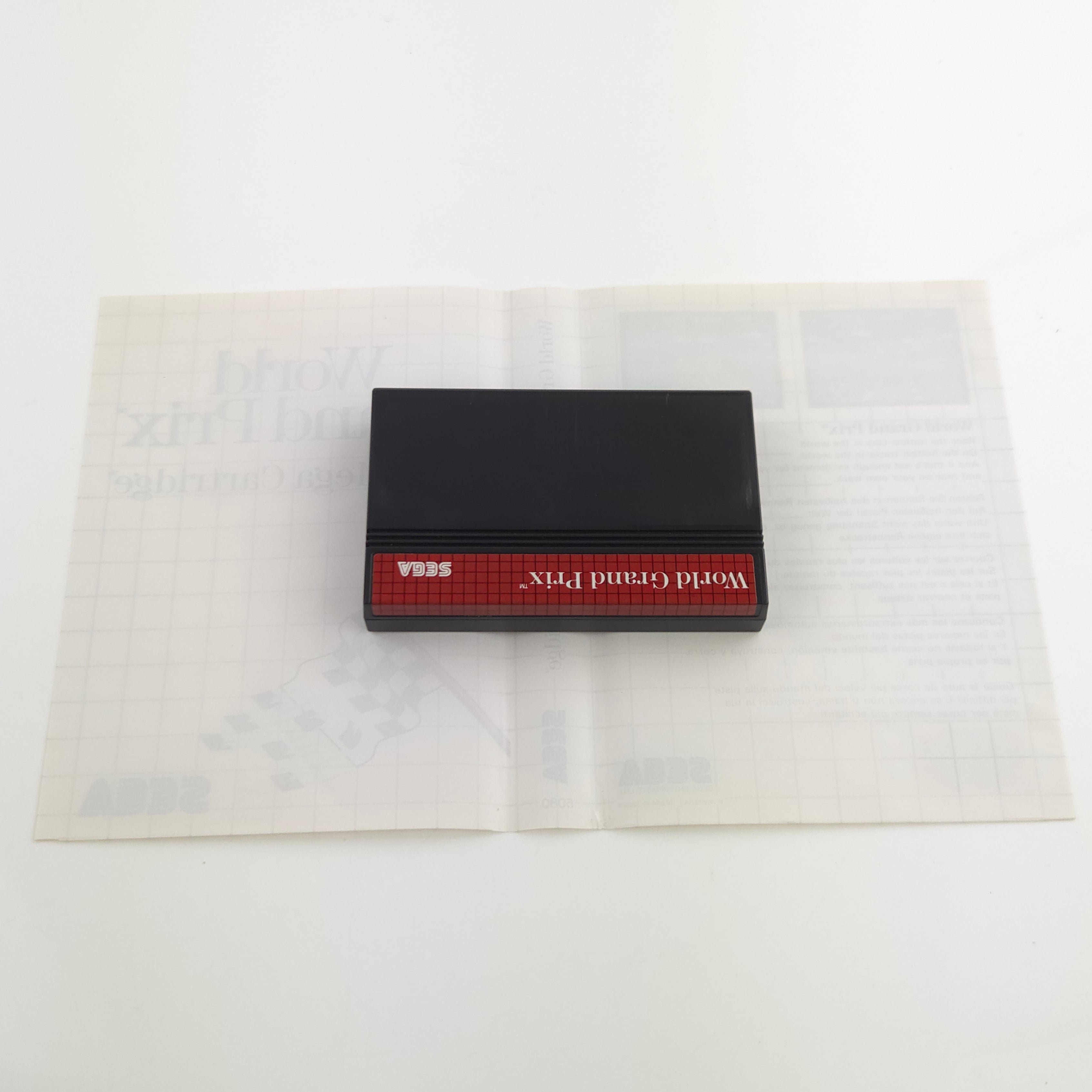 Sega Master System Spiel – World Grand Prix OVP PAL