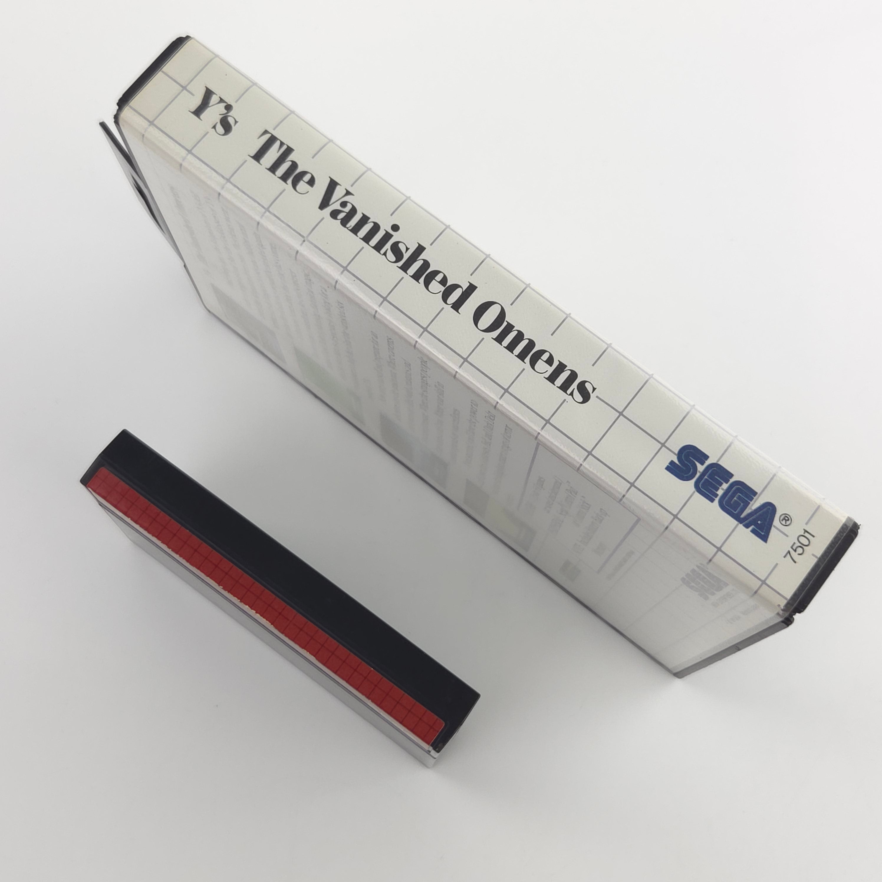 Sega Master System Spiel YS The Vanished Omens OVP PAL