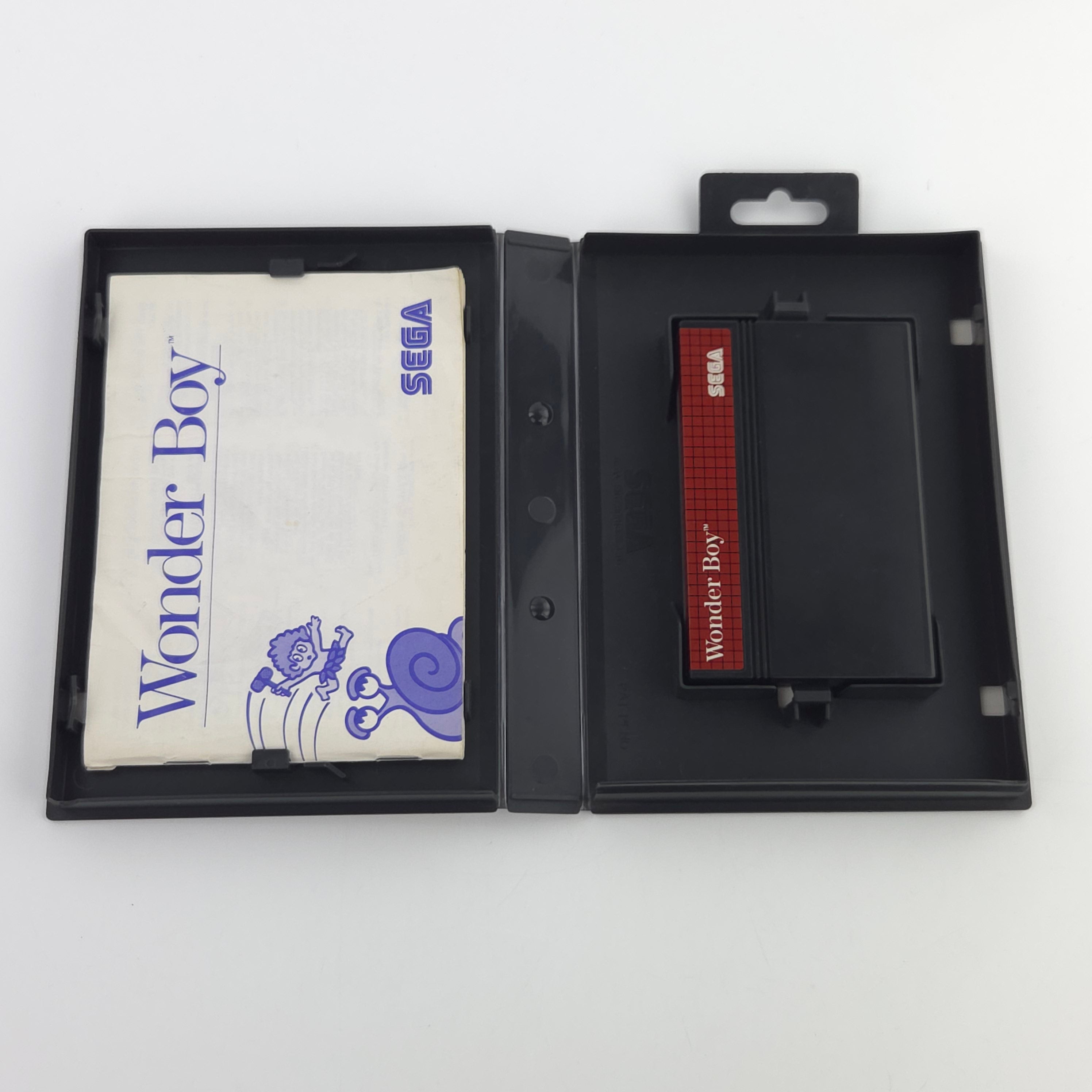 Sega Master System Spiel Wonder Boy Modul Anleitung OVP