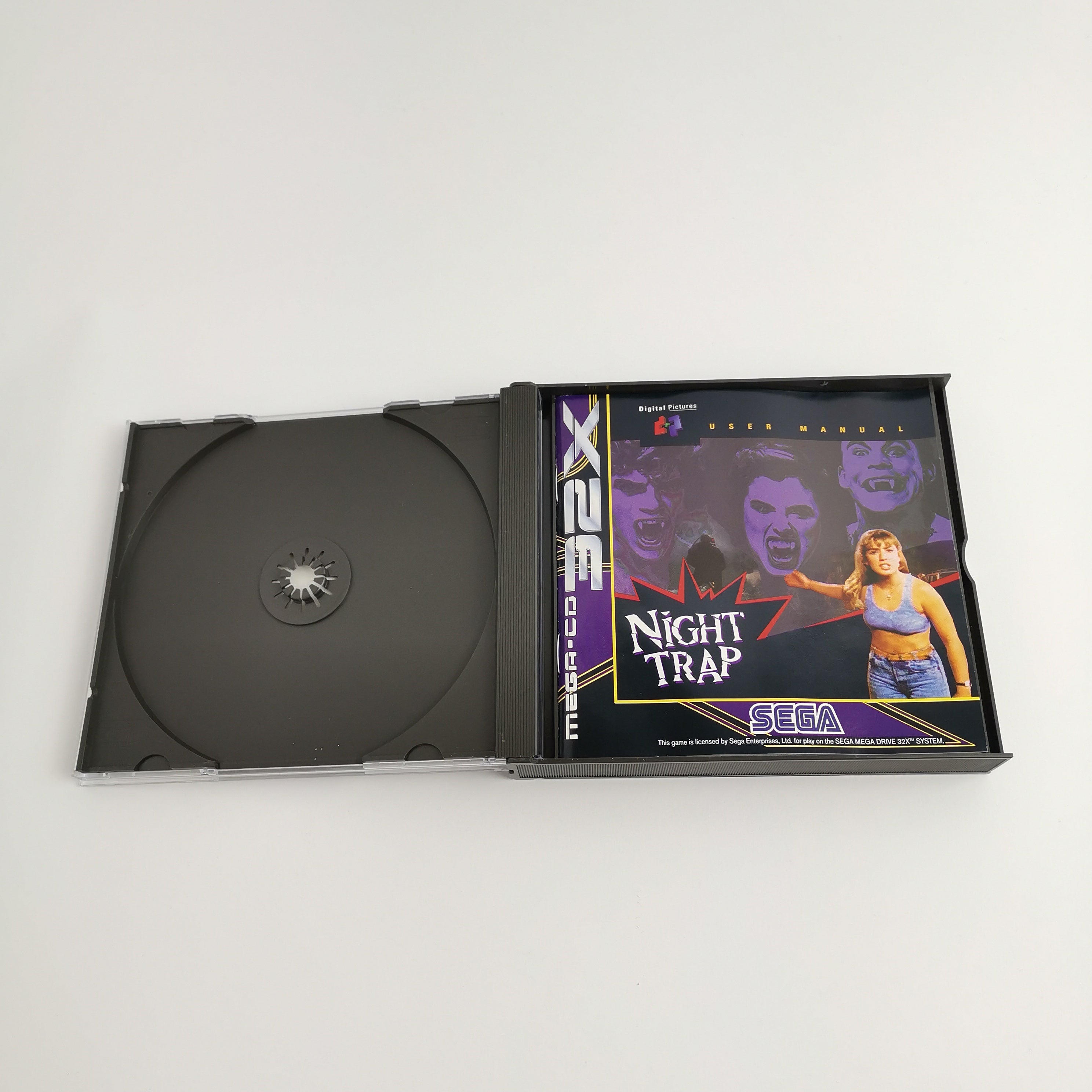 Sega Mega-CD 32X Spiel – Night Trap nur CD 2 (PAL OVP)