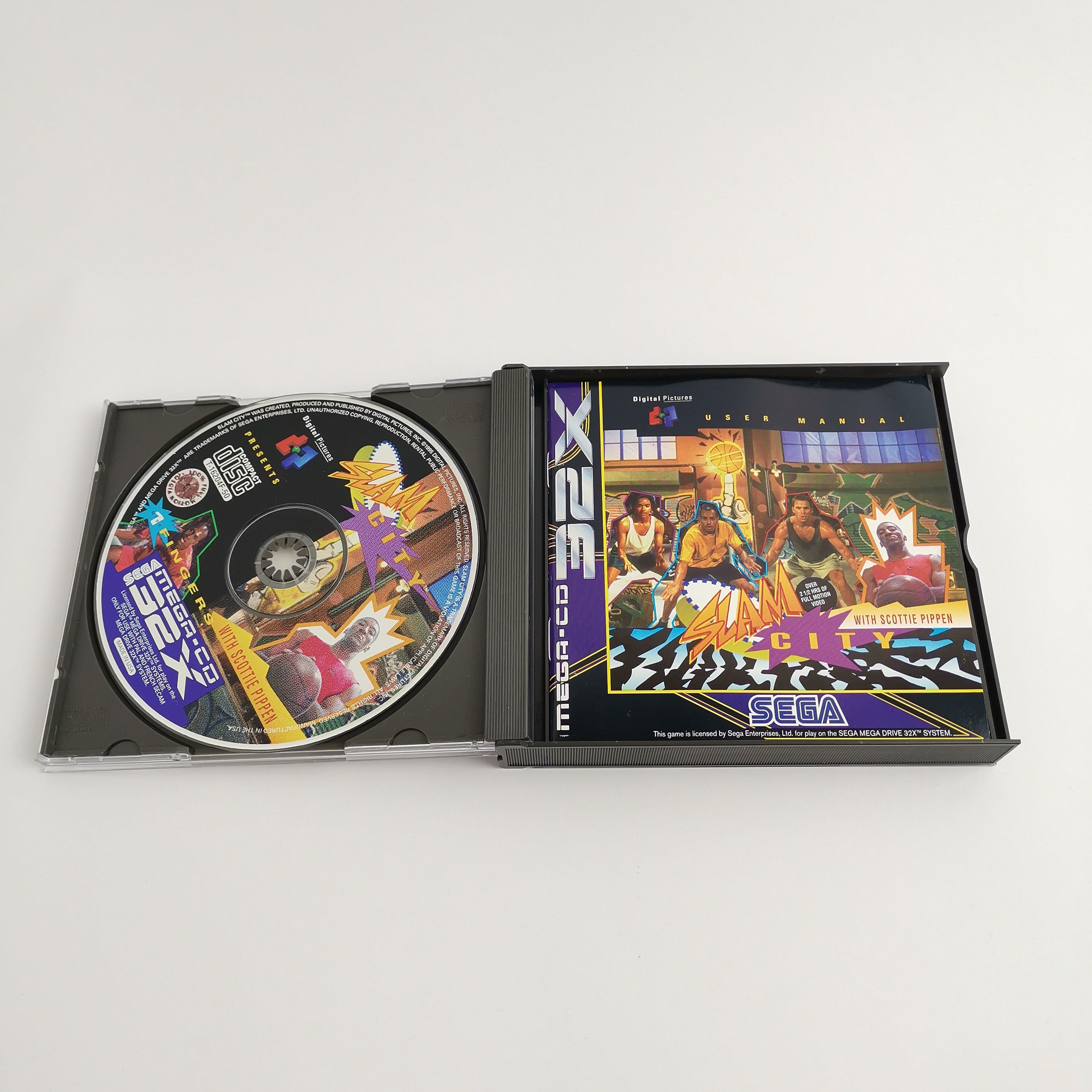 Mega-CD 32X Spiel – Slam City with Scottie Pippen PAL OVP