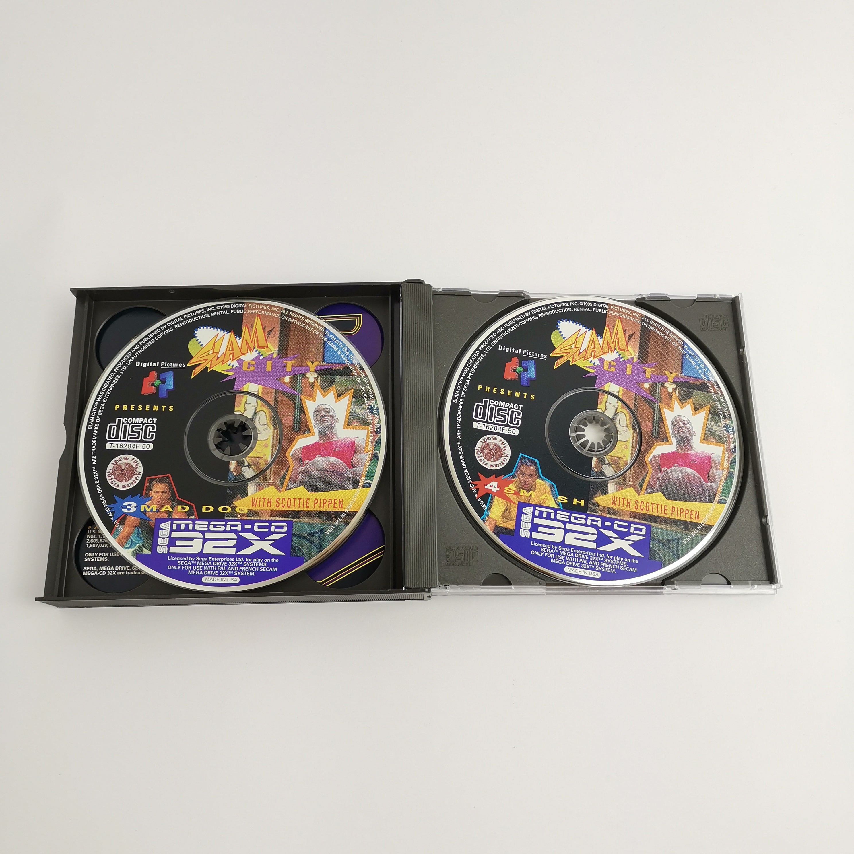 Mega-CD 32X Spiel – Slam City with Scottie Pippen PAL OVP