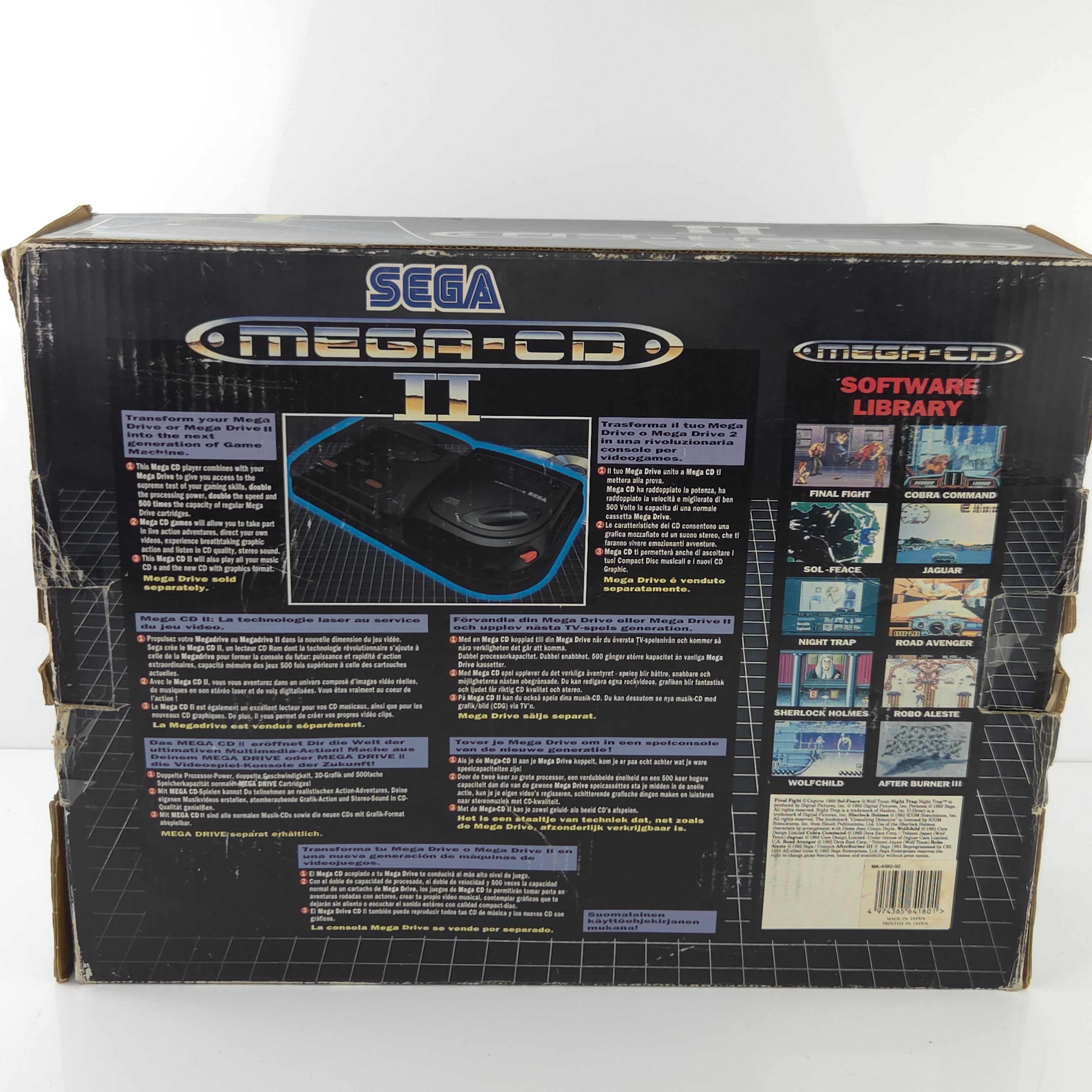 Sega Mega Drive Mega-CD II Adapter Zubehör OVP
