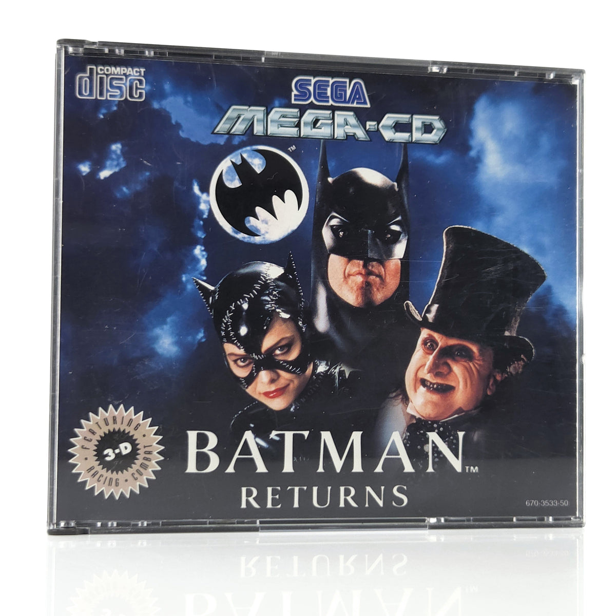 Sega Mega CD Spiel Batman Returns OVP PAL