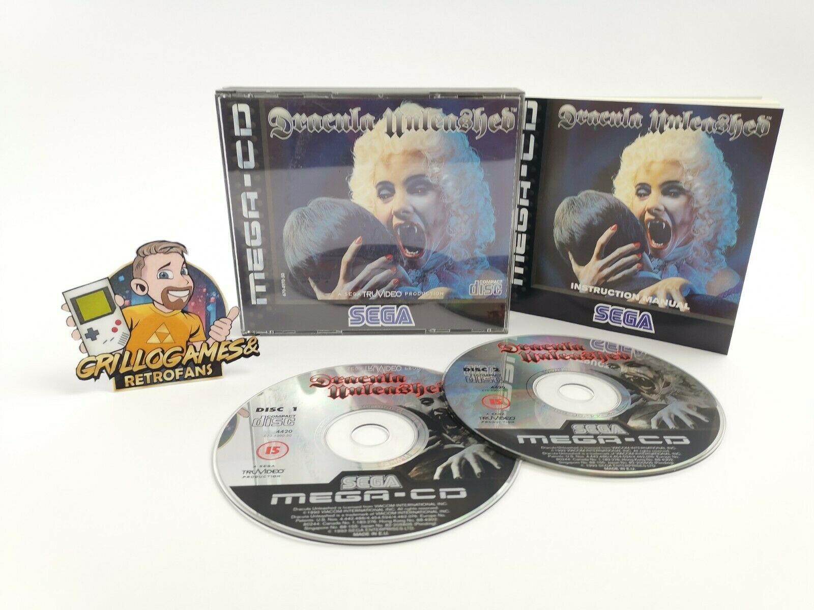 Sega Mega CD Spiel – Dracula Unleashed PAL OVP