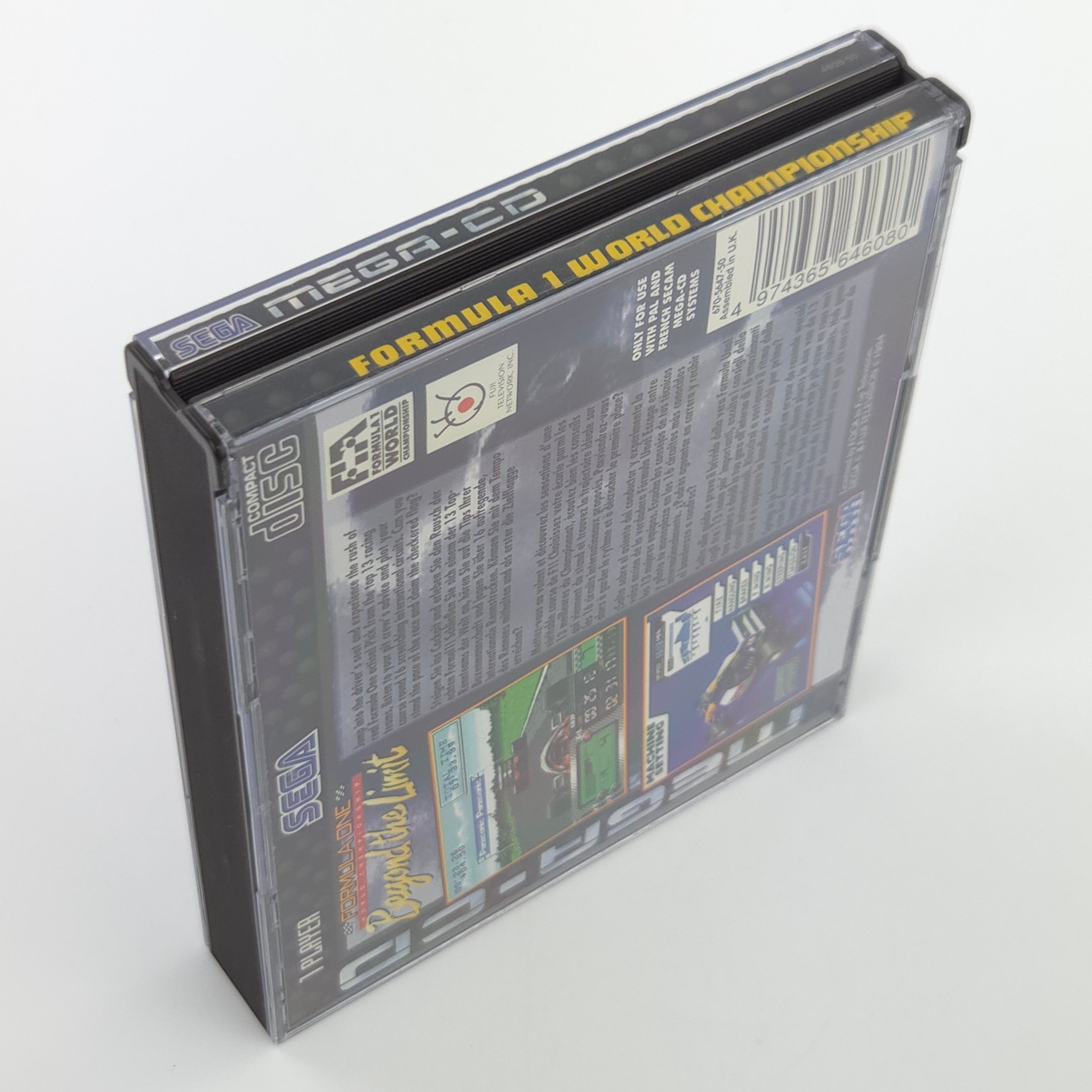 Sega Mega CD Spiel Formula One World Championship OVP PAL