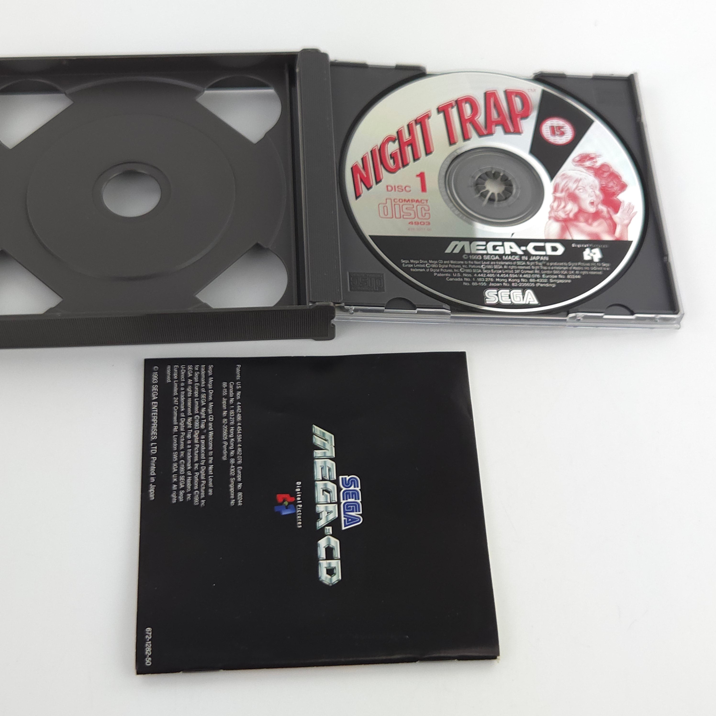 Sega Mega-CD Spiel Night Trap MCD OVP PAL EUR