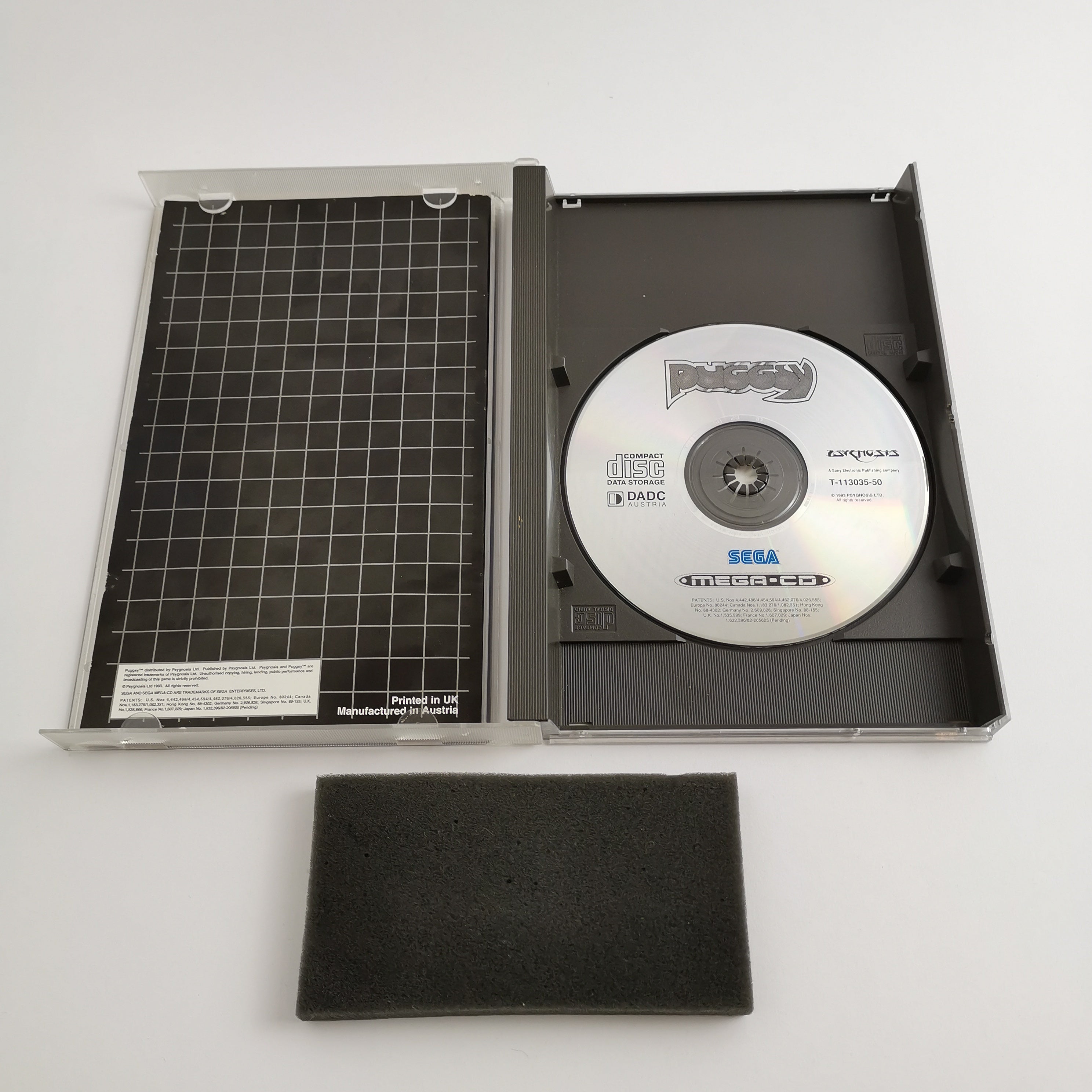 Sega Mega-CD Spiel – Puggsy OVP Anleitung PAL UK Version