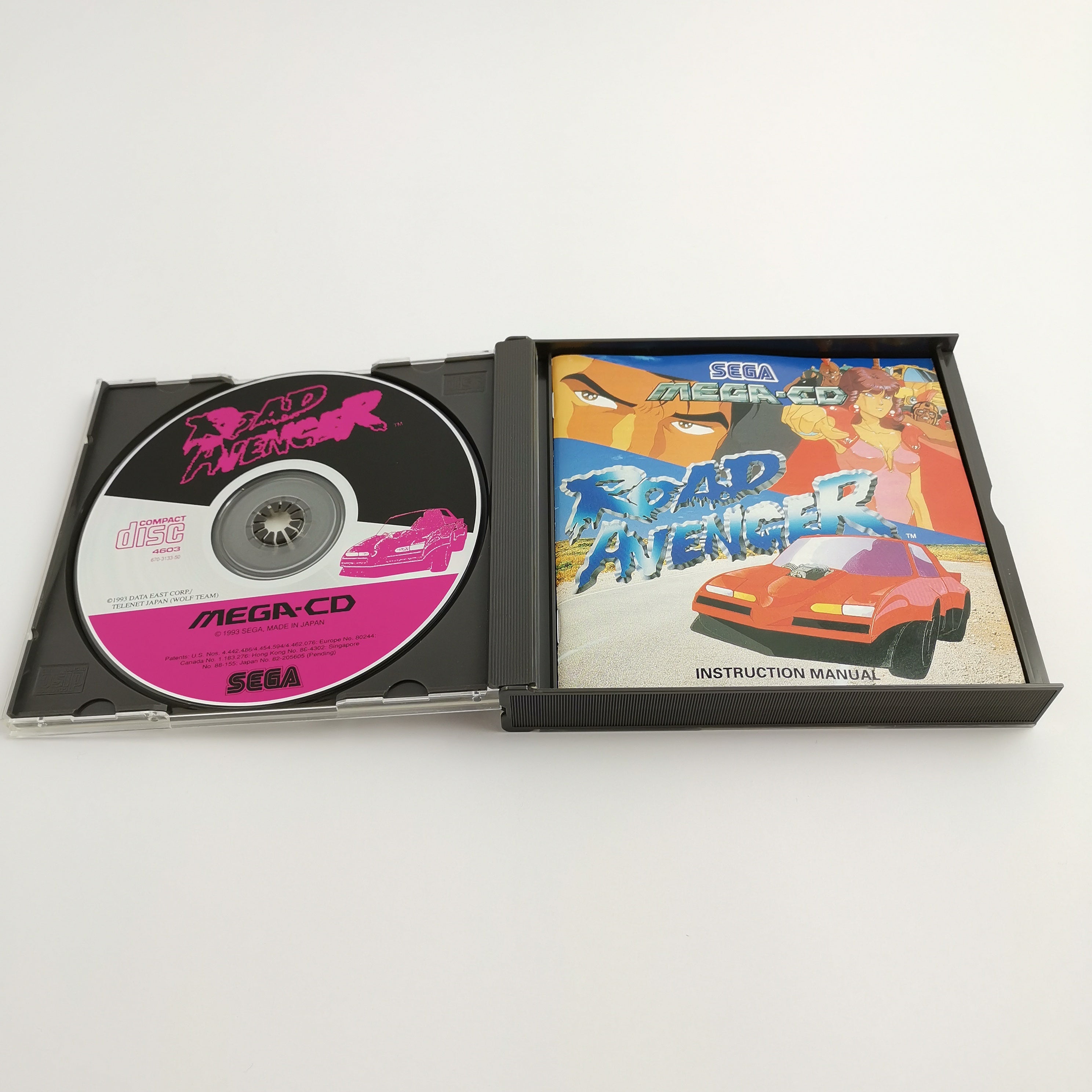 Sega Mega-CD Spiel – Road Avenger (OVP PAL)