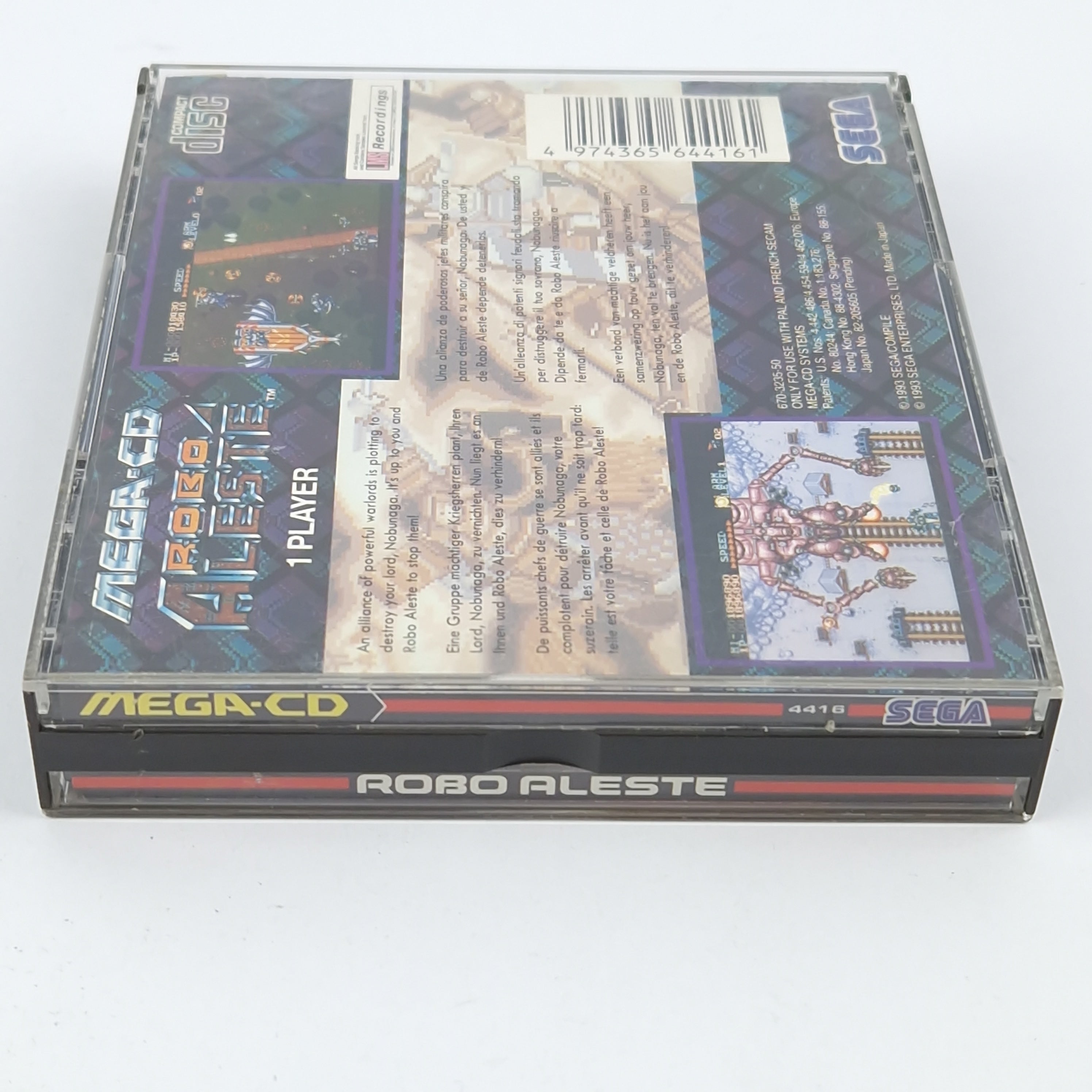 Sega Mega CD Spiel – Robo Aleste OVP PAL CIB