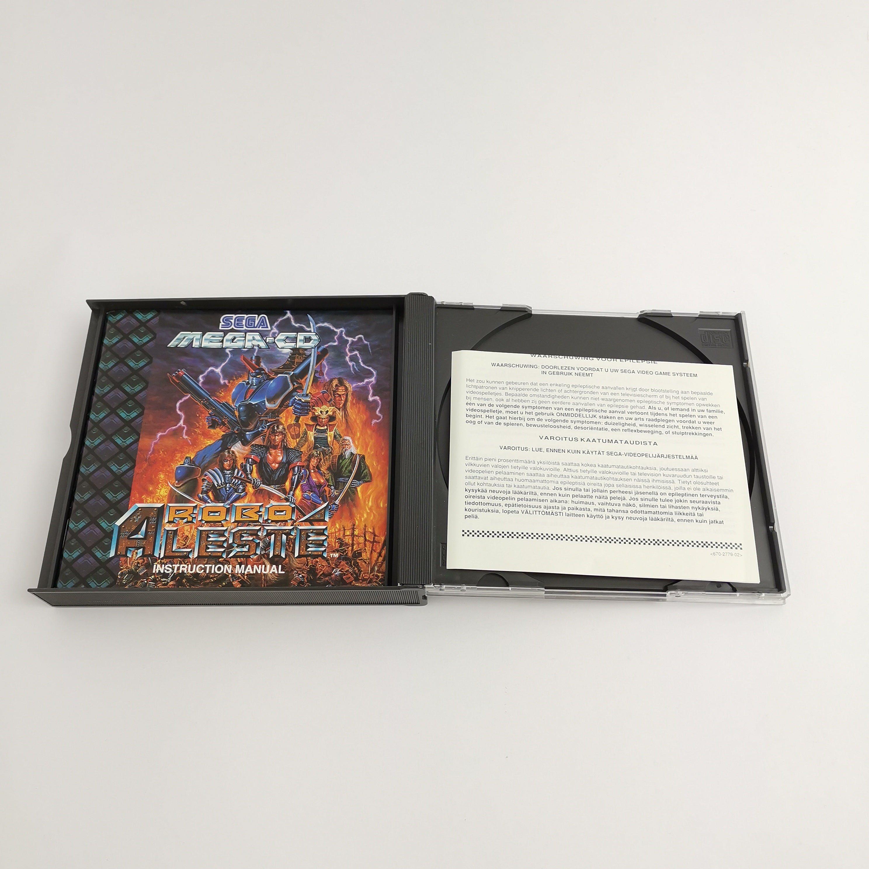 Sega Mega-CD Spiel – Robo Aleste Disc System OVP PAL