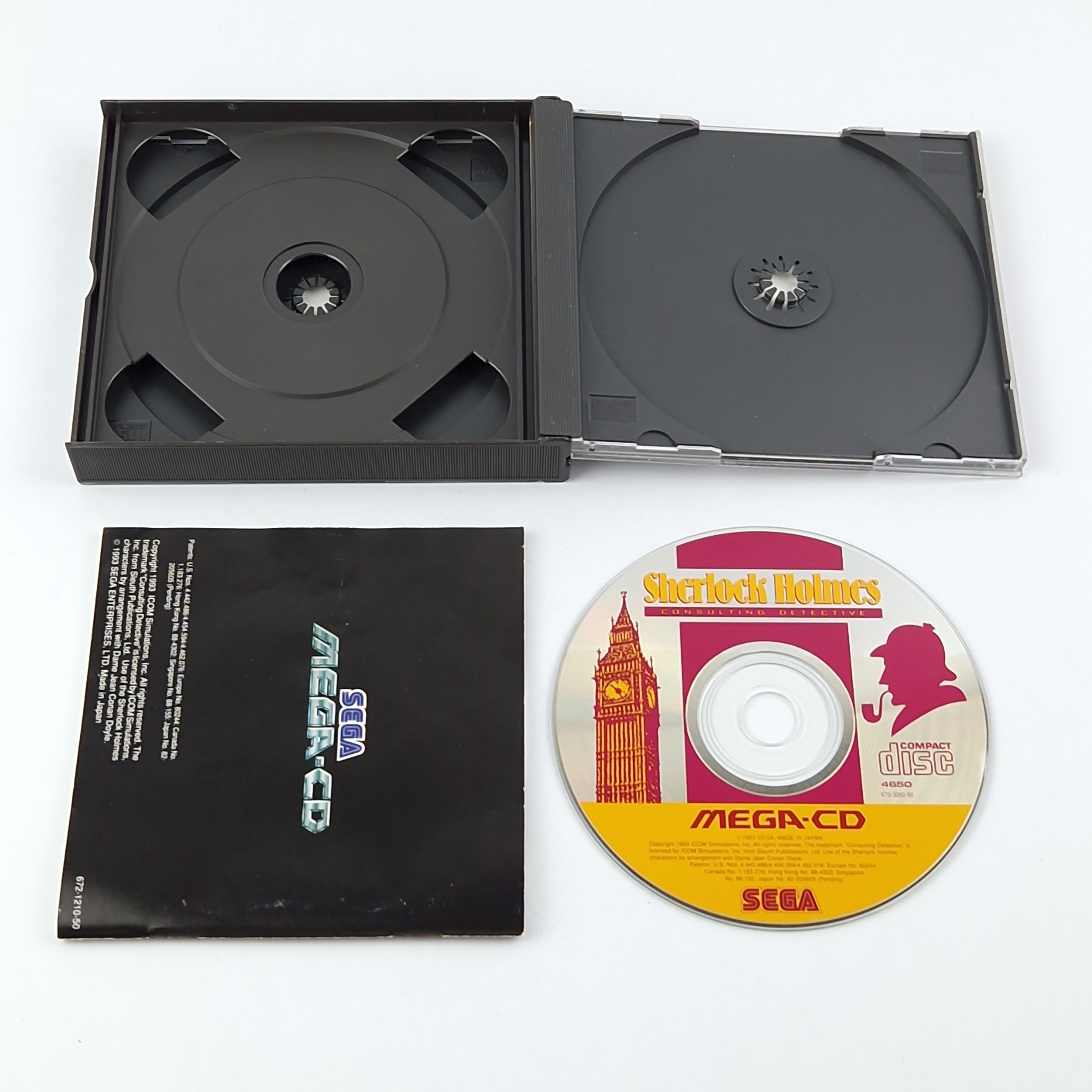 Sega Mega CD Spiel – Sherlock Holmes (OVP PAL)