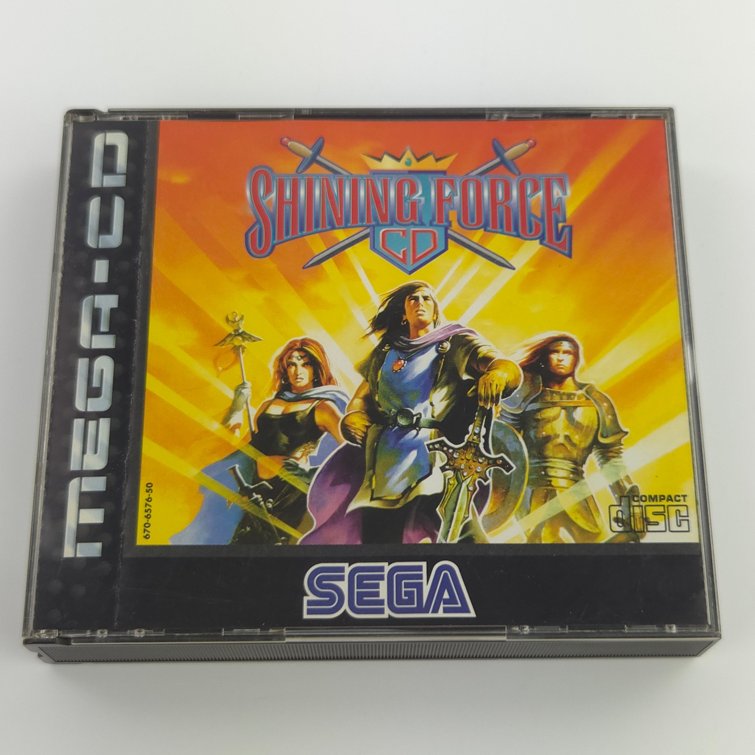 Sega Mega-CD Spiel – Shining Force CD (PAL OVP CIB)