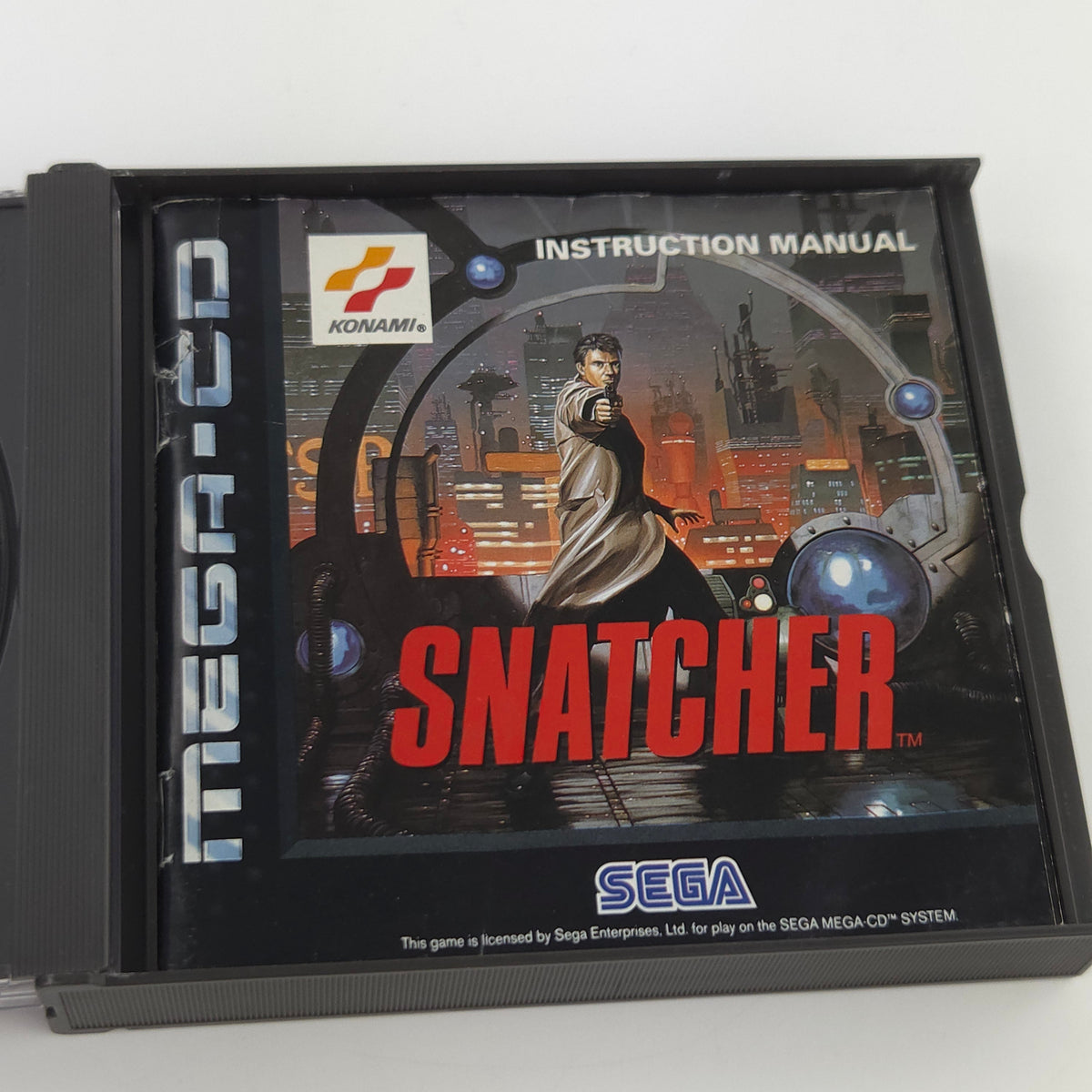 Sega Mega CD Spiel Snatcher Kojima PAL EUR
