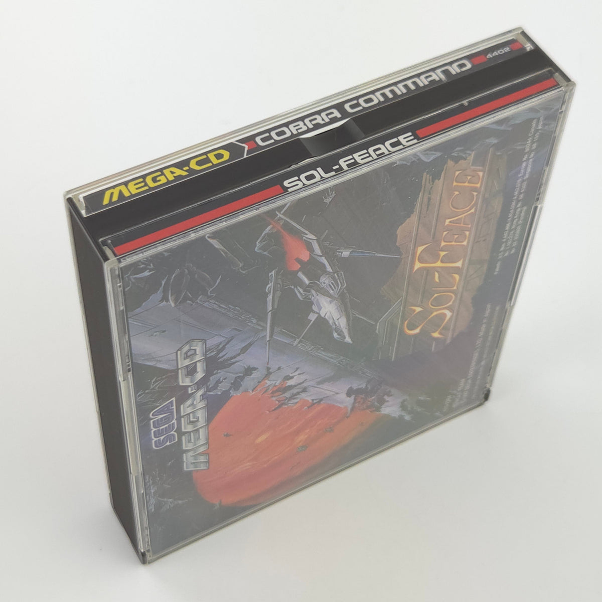 Sega Mega CD Spiel Sol Feace Cobra Command OVP PAL
