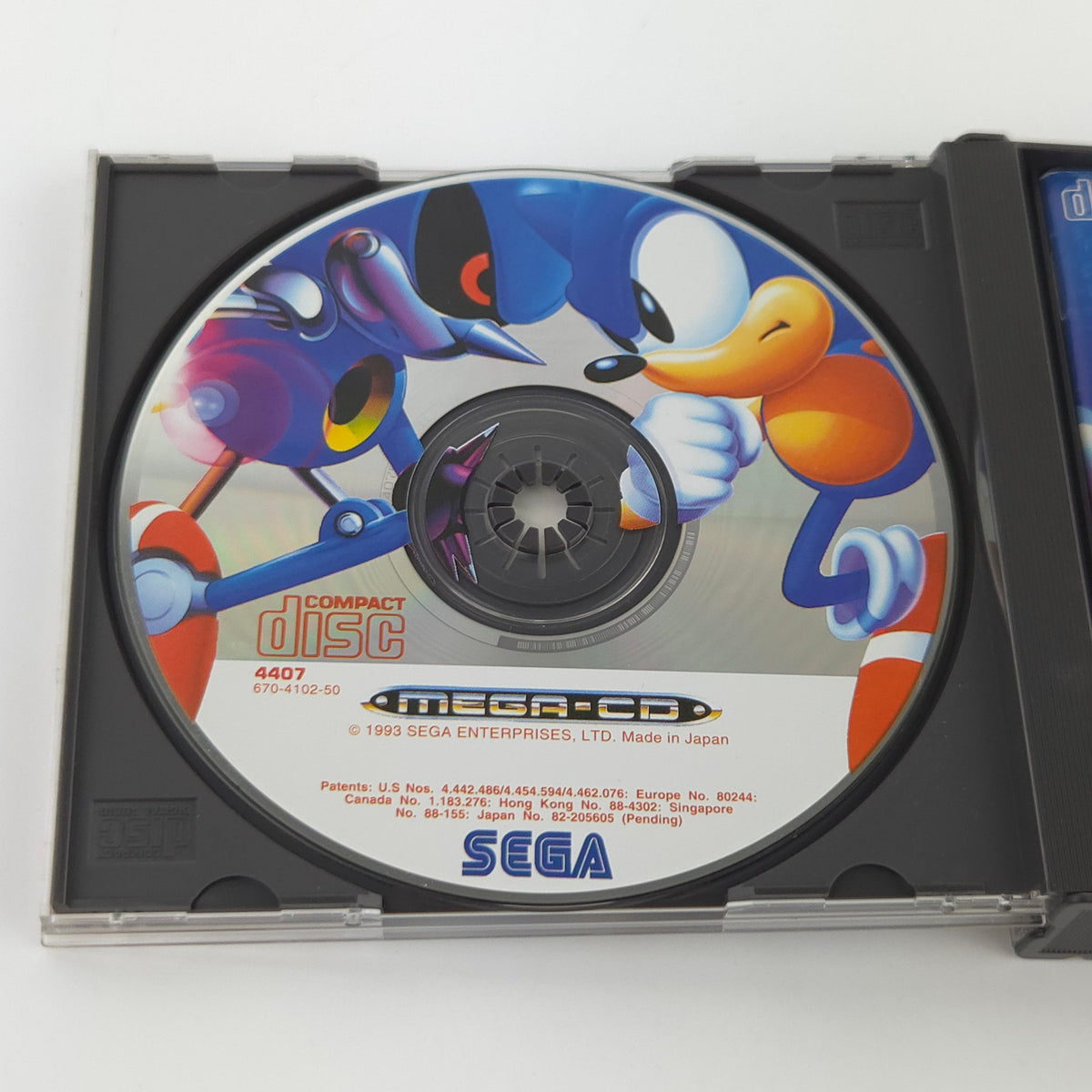 Sega Mega CD Spiel Sonic CD OVP PAL