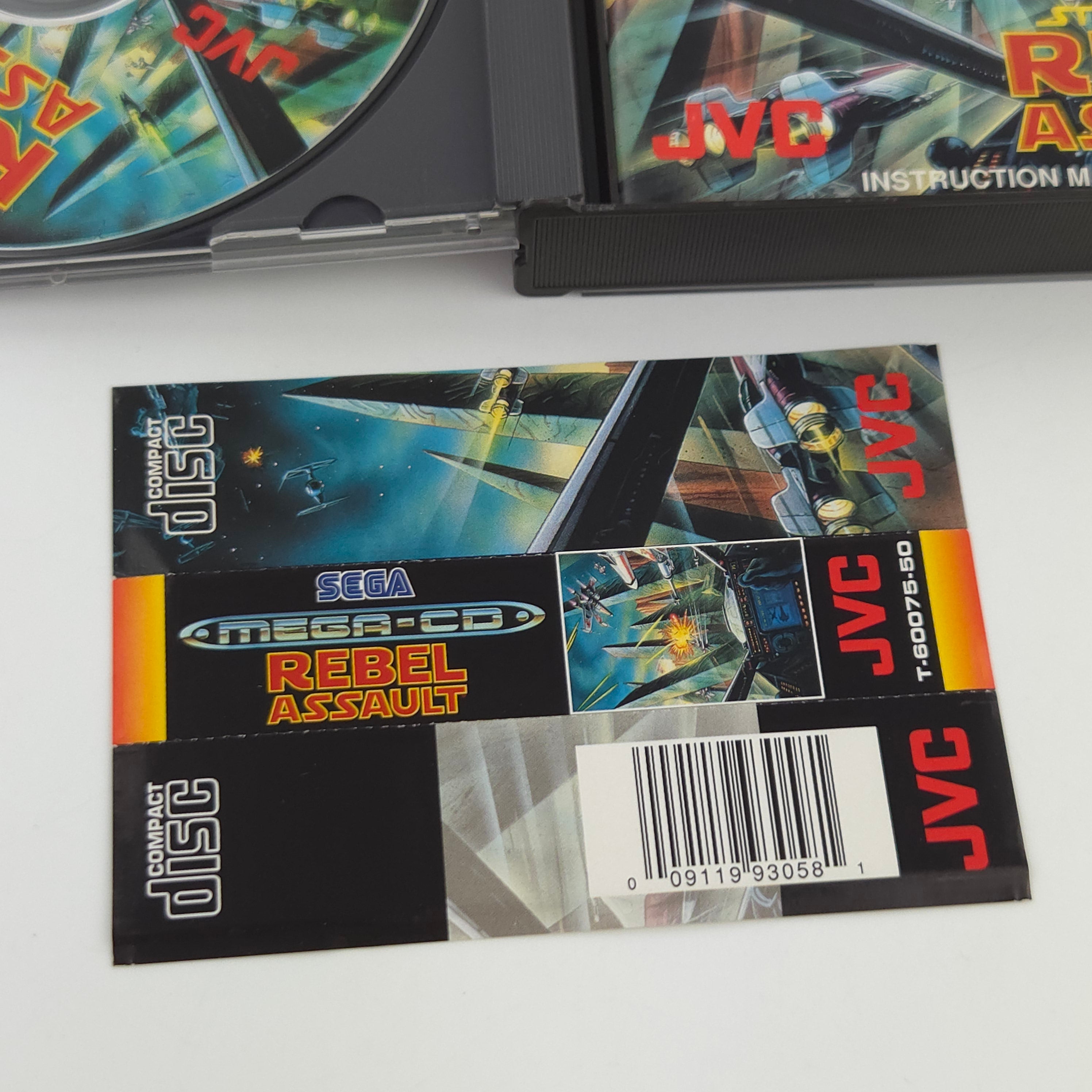 Sega Mega CD Spiel Star Wars Rebel Assault OVP