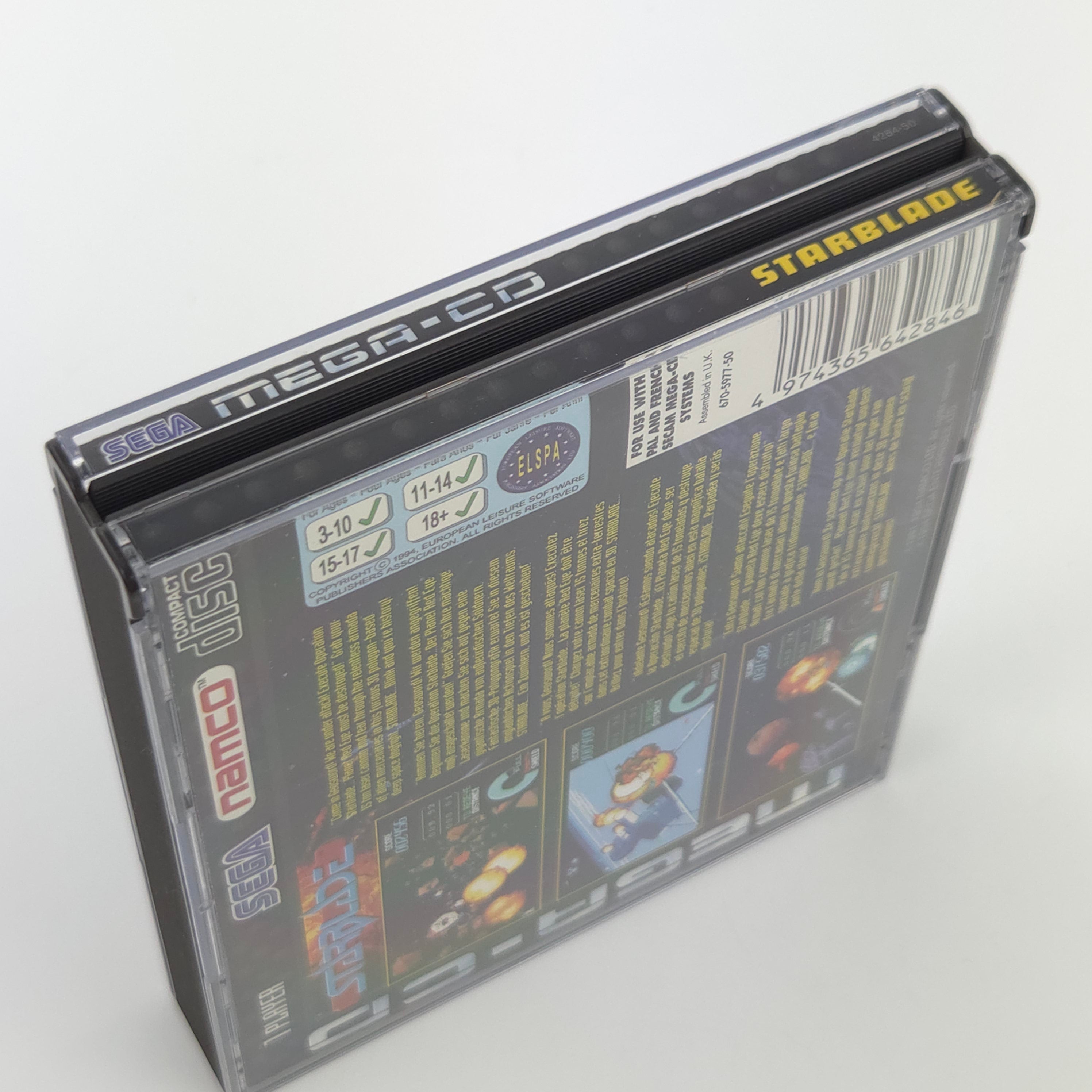 Sega Mega CD Spiel Starblade OVP