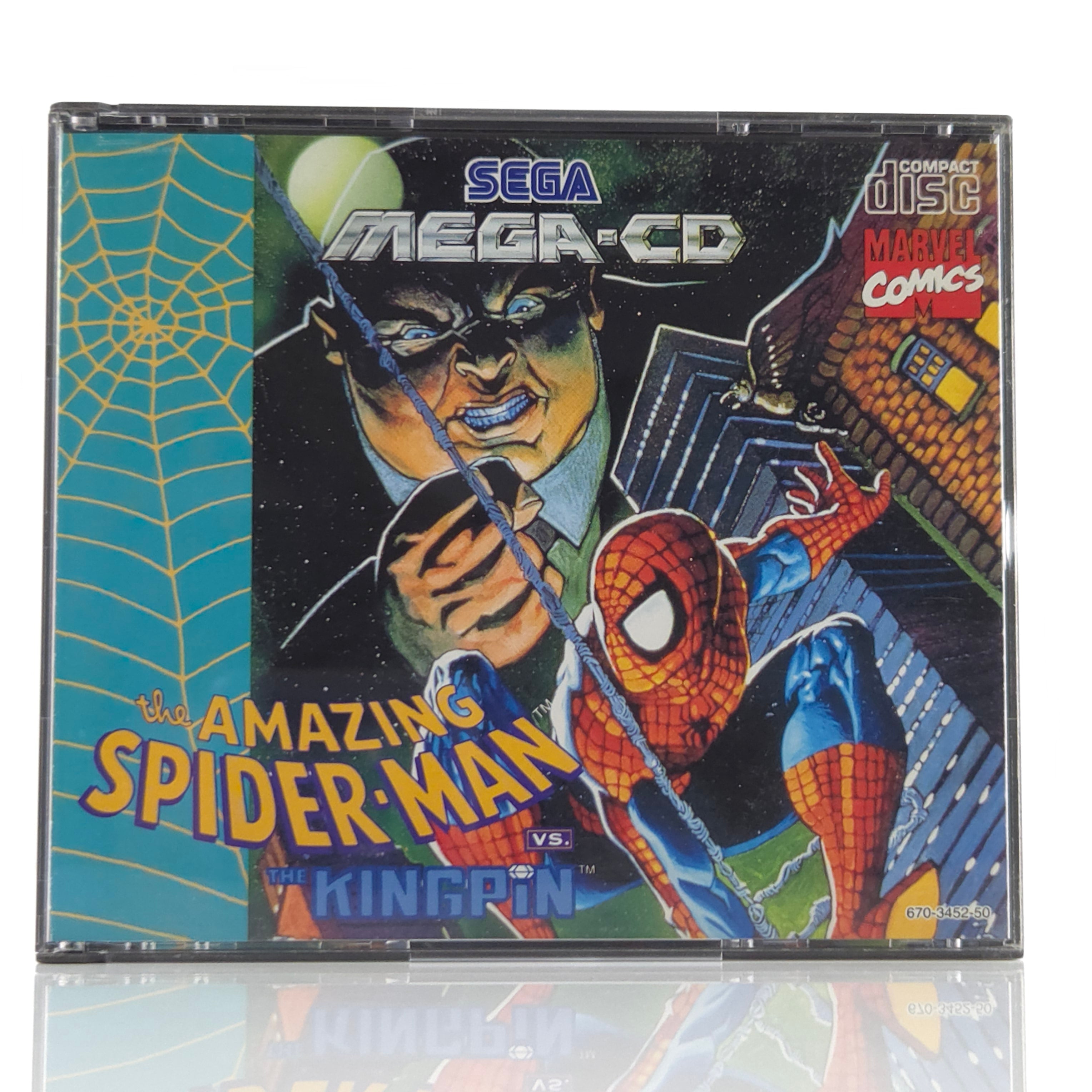 Sega Mega-CD Spiel – The Amazin Spider-Man vs The Kingpin OVP