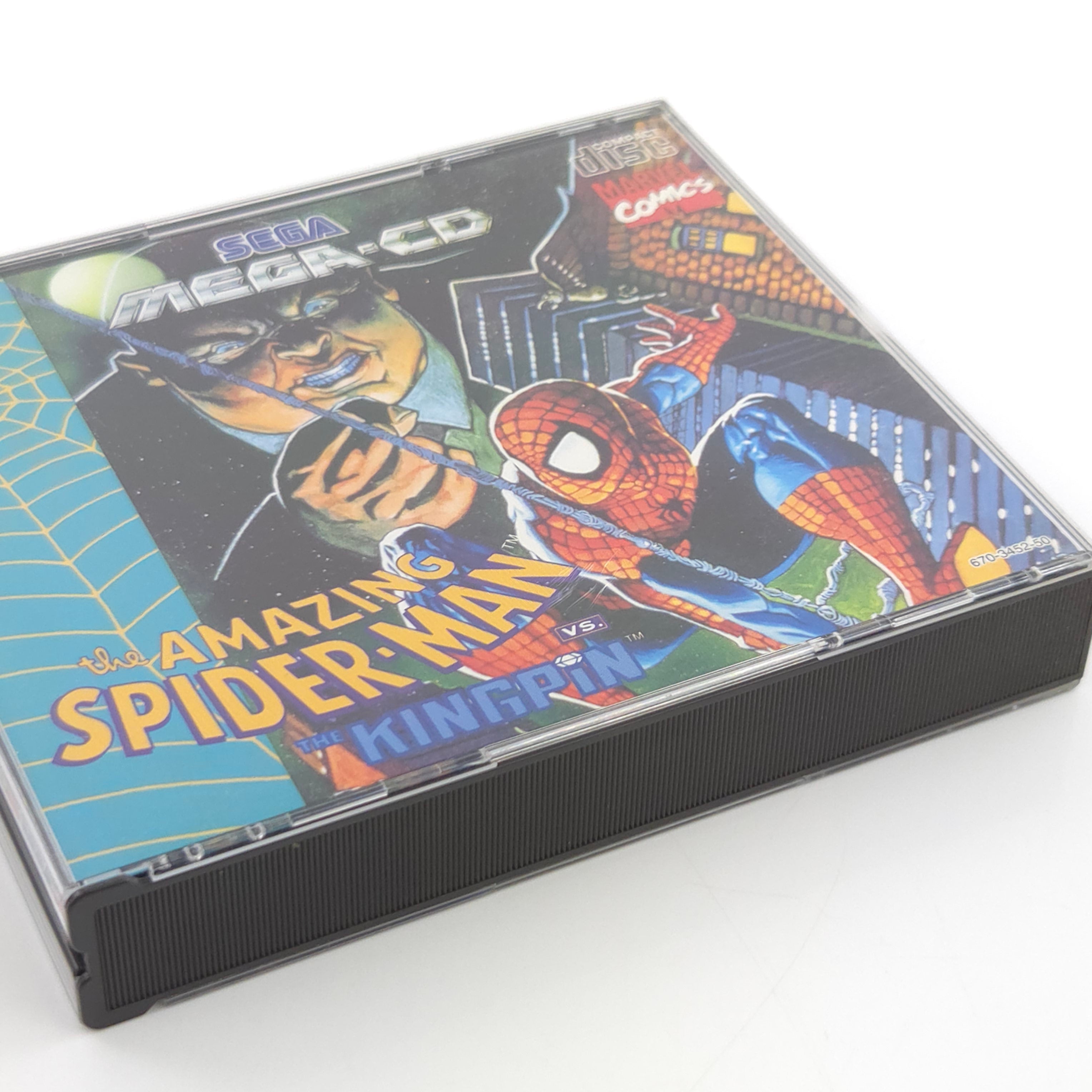 Sega Mega-CD Spiel – The Amazin Spider-Man vs The Kingpin OVP