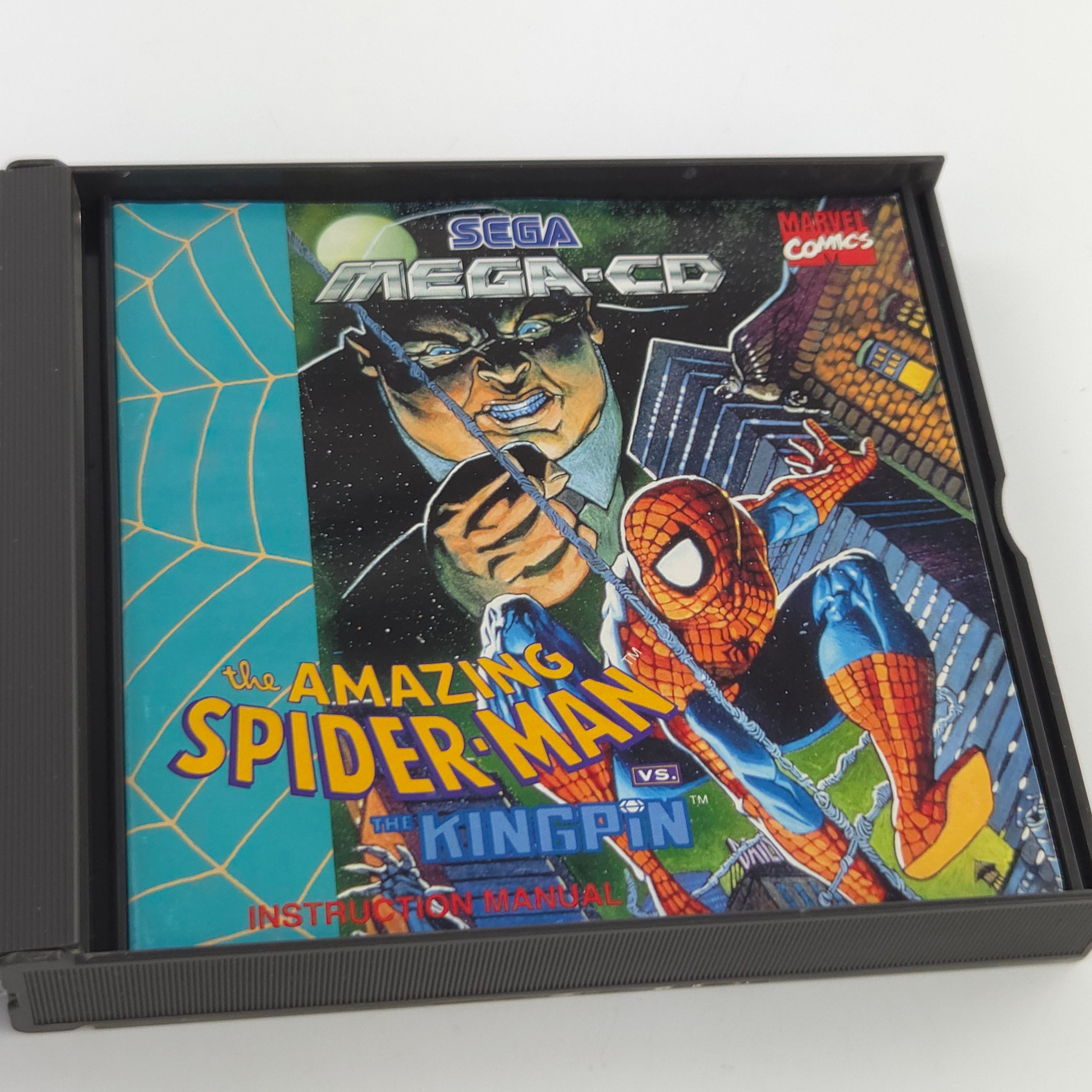 Sega Mega CD Spiel Spider Man Kingpin PAL EUR