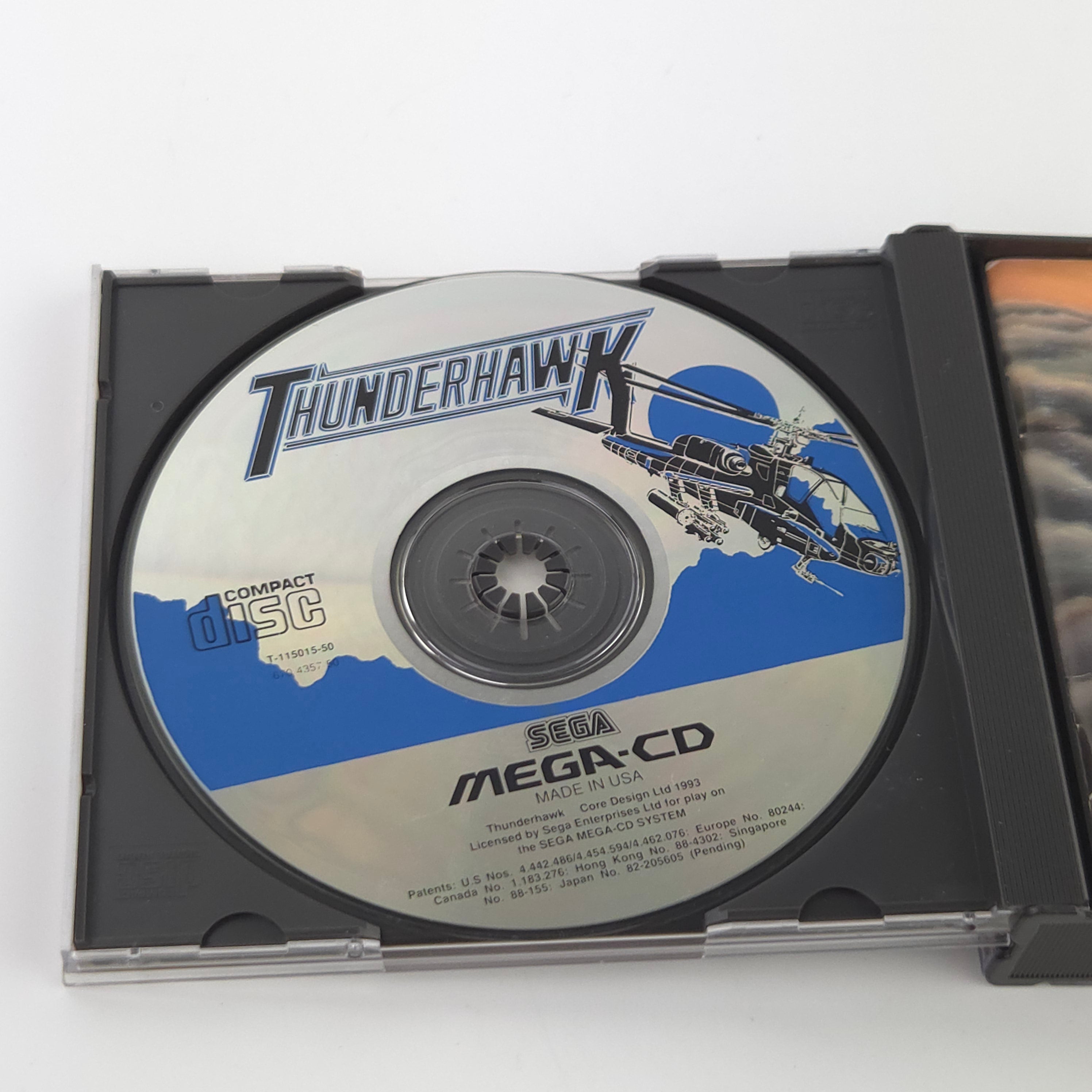 Sega Mega-CD Spiel Thunderhawk OVP PAL